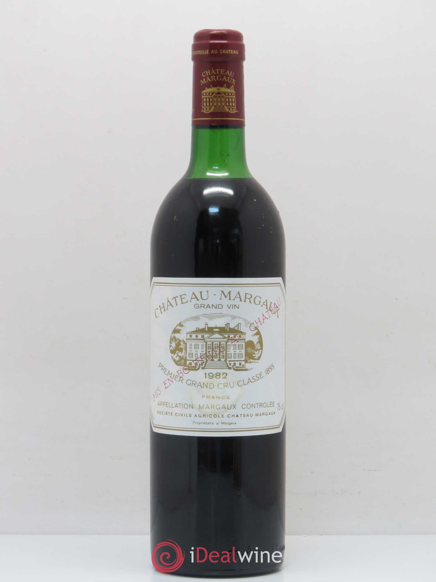 Château Margaux 1er Grand Cru Classé 1982 - Lot de 1 bouteille - 0