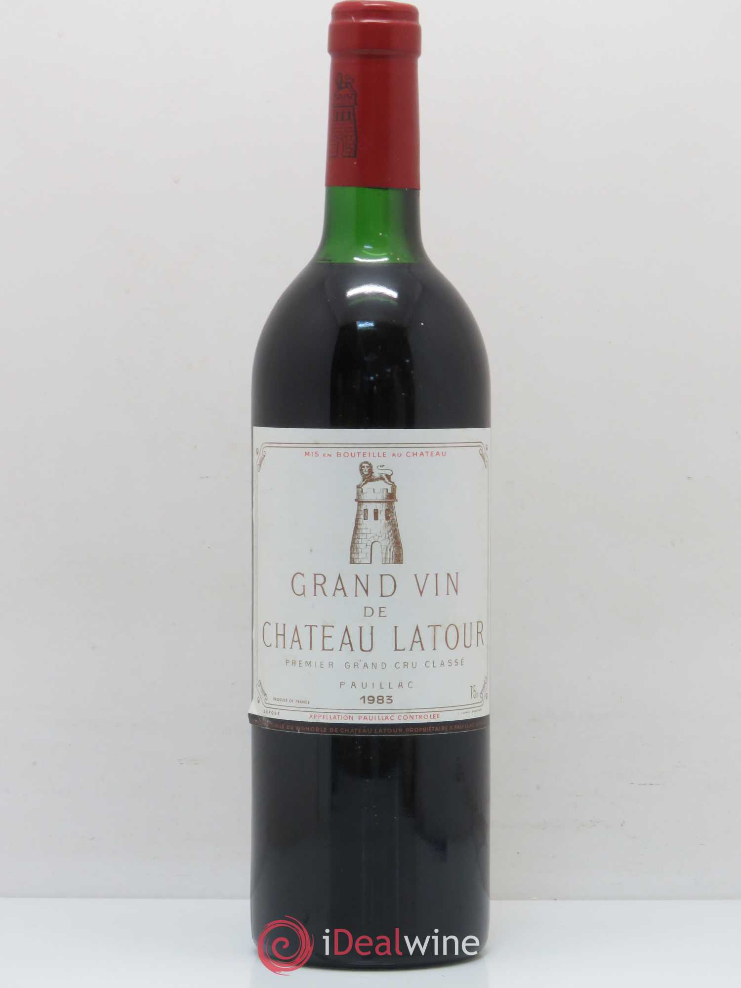 Château Latour 1er Grand Cru Classé 1983 - Lot de 1 bouteille - 0