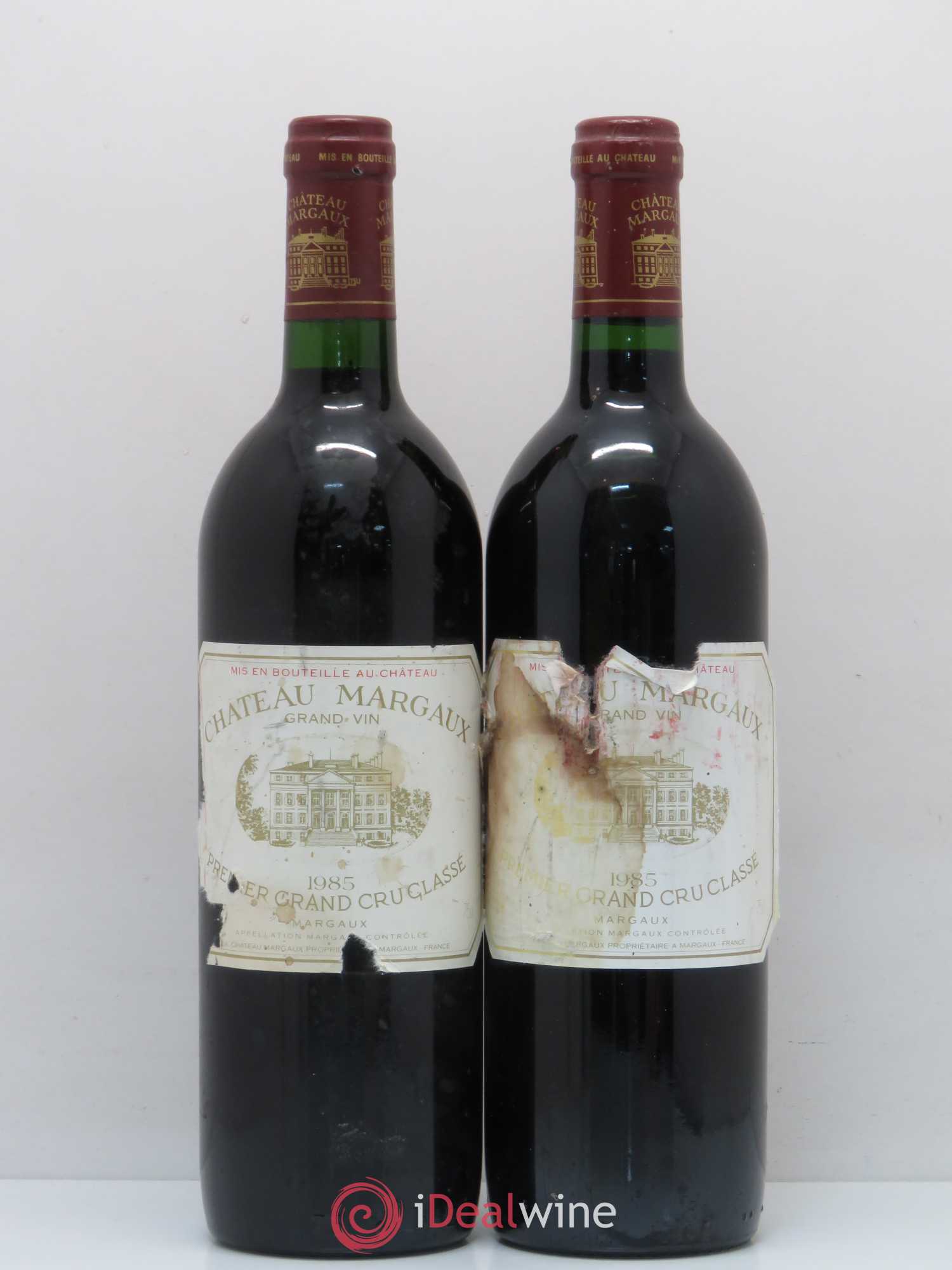 Château Margaux 1er Grand Cru Classé 1985 - Lot de 2 bouteilles - 0