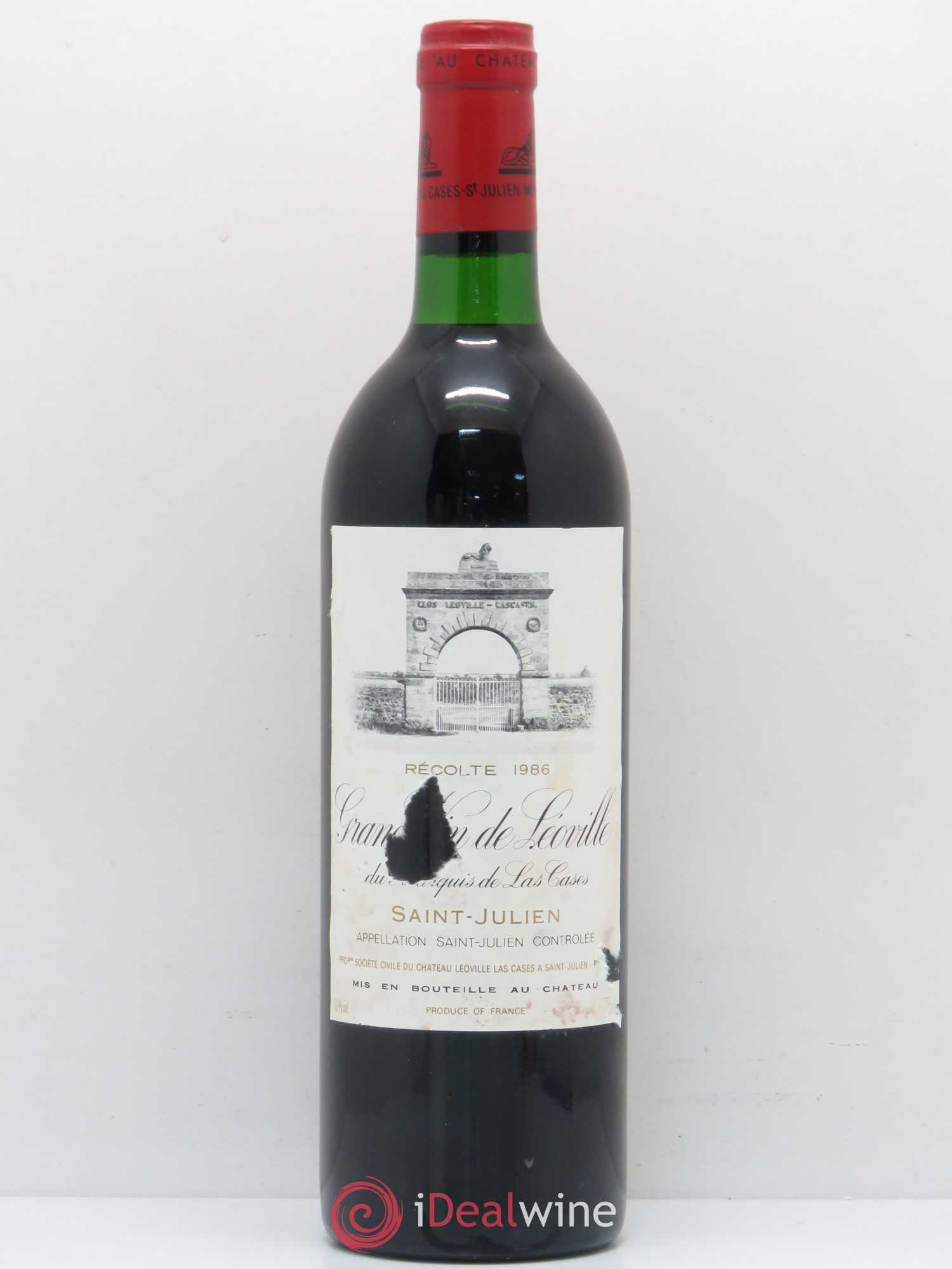 Château Léoville Las Cases 2ème Grand Cru Classé 1986 - Lot de 1 bouteille - 0