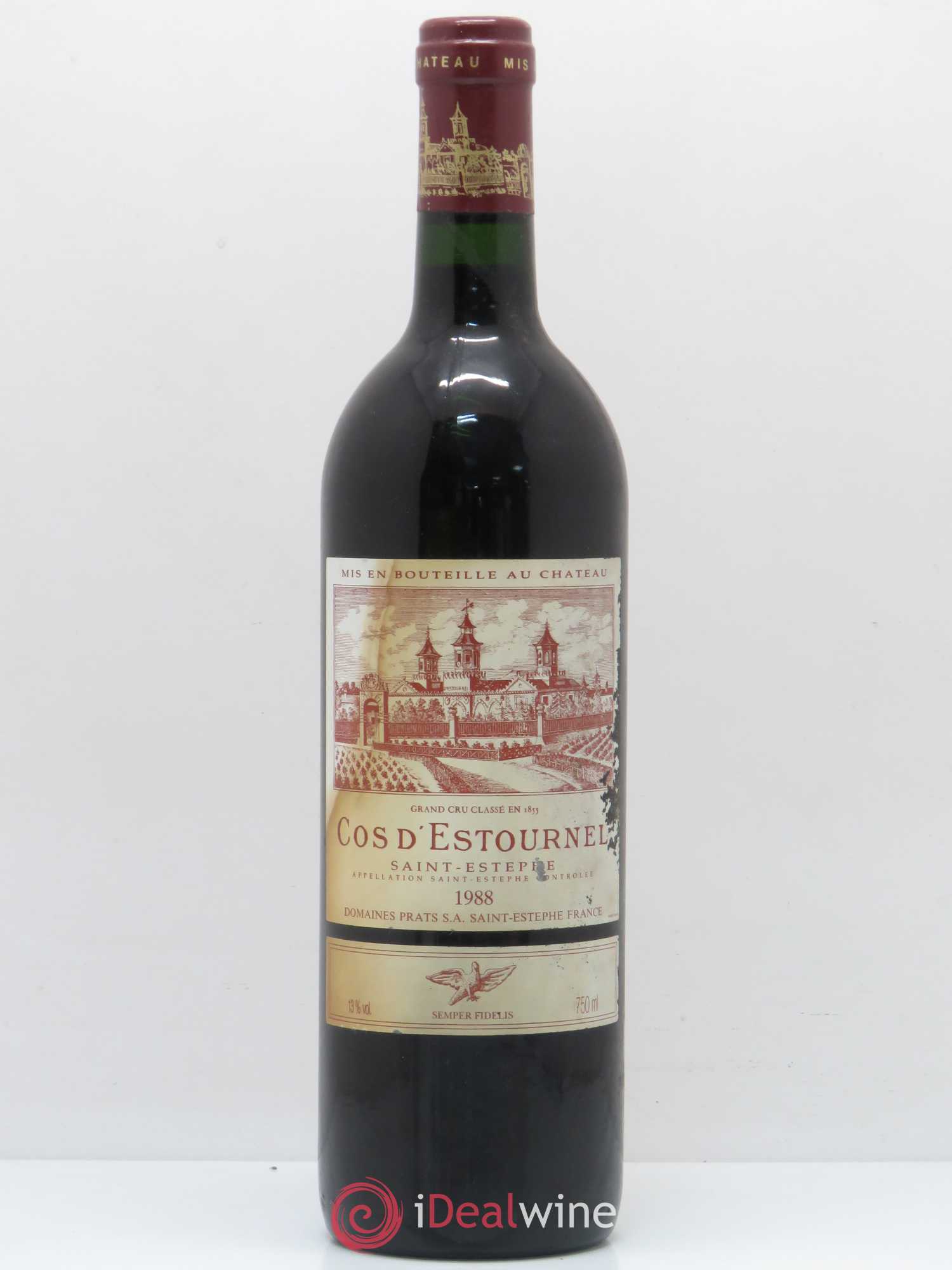 Cos d'Estournel 2ème Grand Cru Classé 1988 - Lot de 1 bouteille - 0