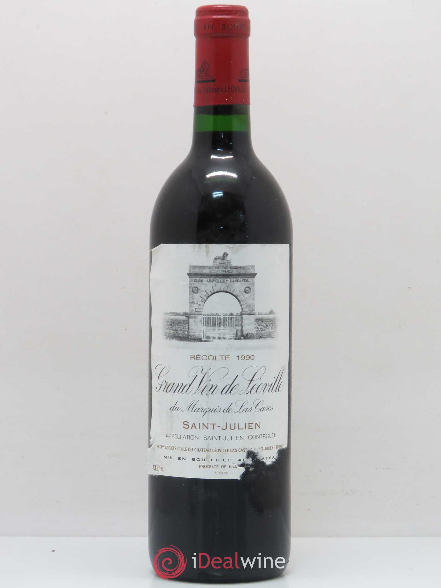 Château Léoville Las Cases 2ème Grand Cru Classé 1990 - Lot de 1 bouteille - 0