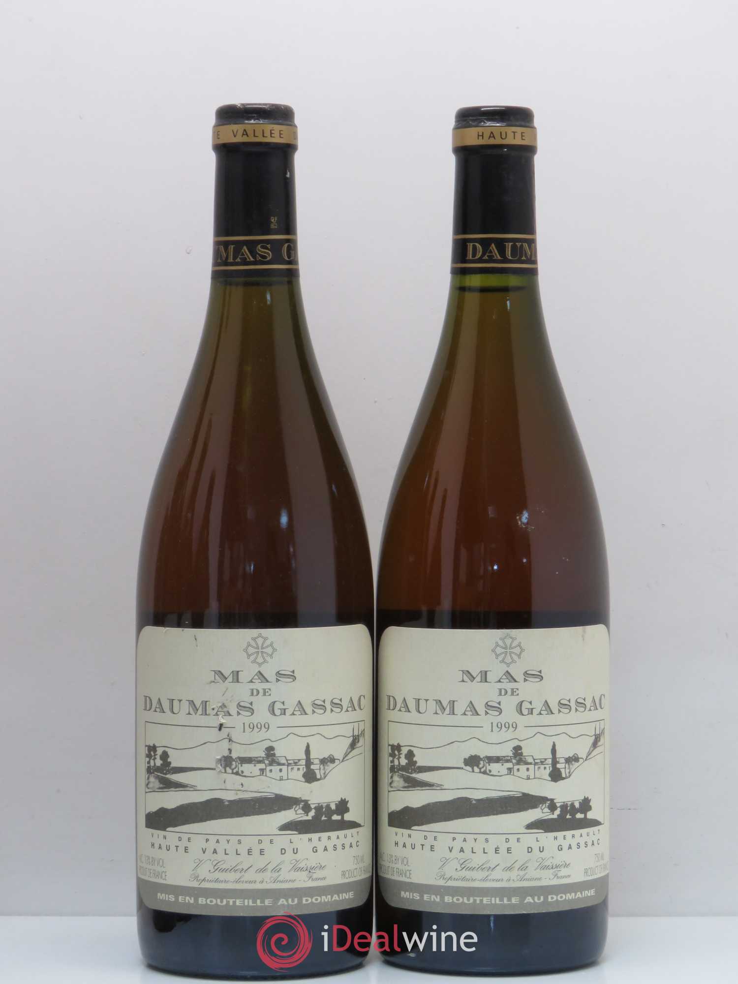 Saint-Guilhem-le-Désert - Cité d'Aniane Mas Daumas Gassac Famille Guibert de La Vaissière 1999 - Lot de 5 bouteilles - 2
