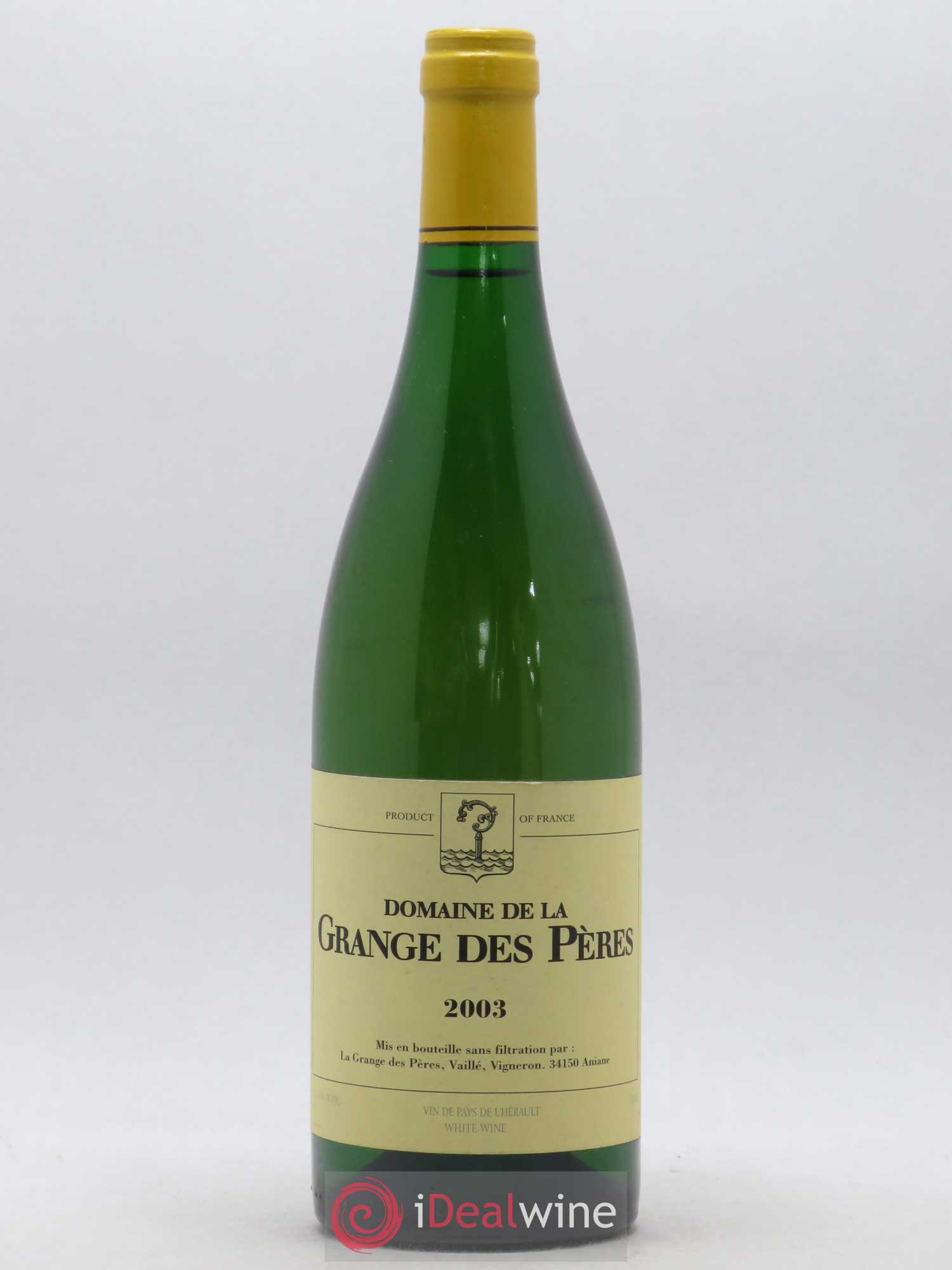 Pays d'Hérault Grange des Pères Laurent Vaillé (sans prix de réserve) 2003 - Lot de 1 bouteille - 0