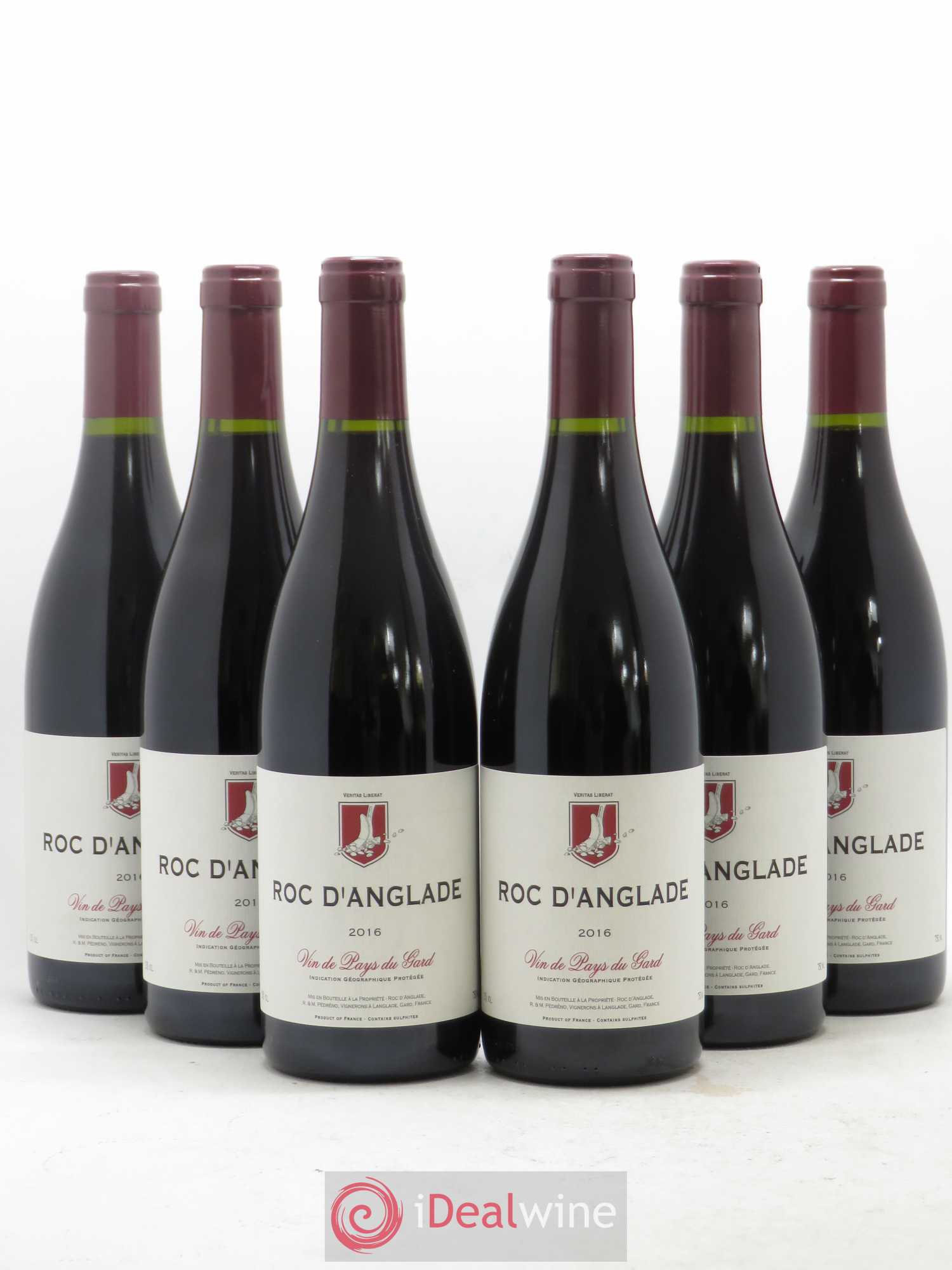 Gard Roc d'Anglade Rémy Pédréno 2016 - Lot of 6 bottles - 0