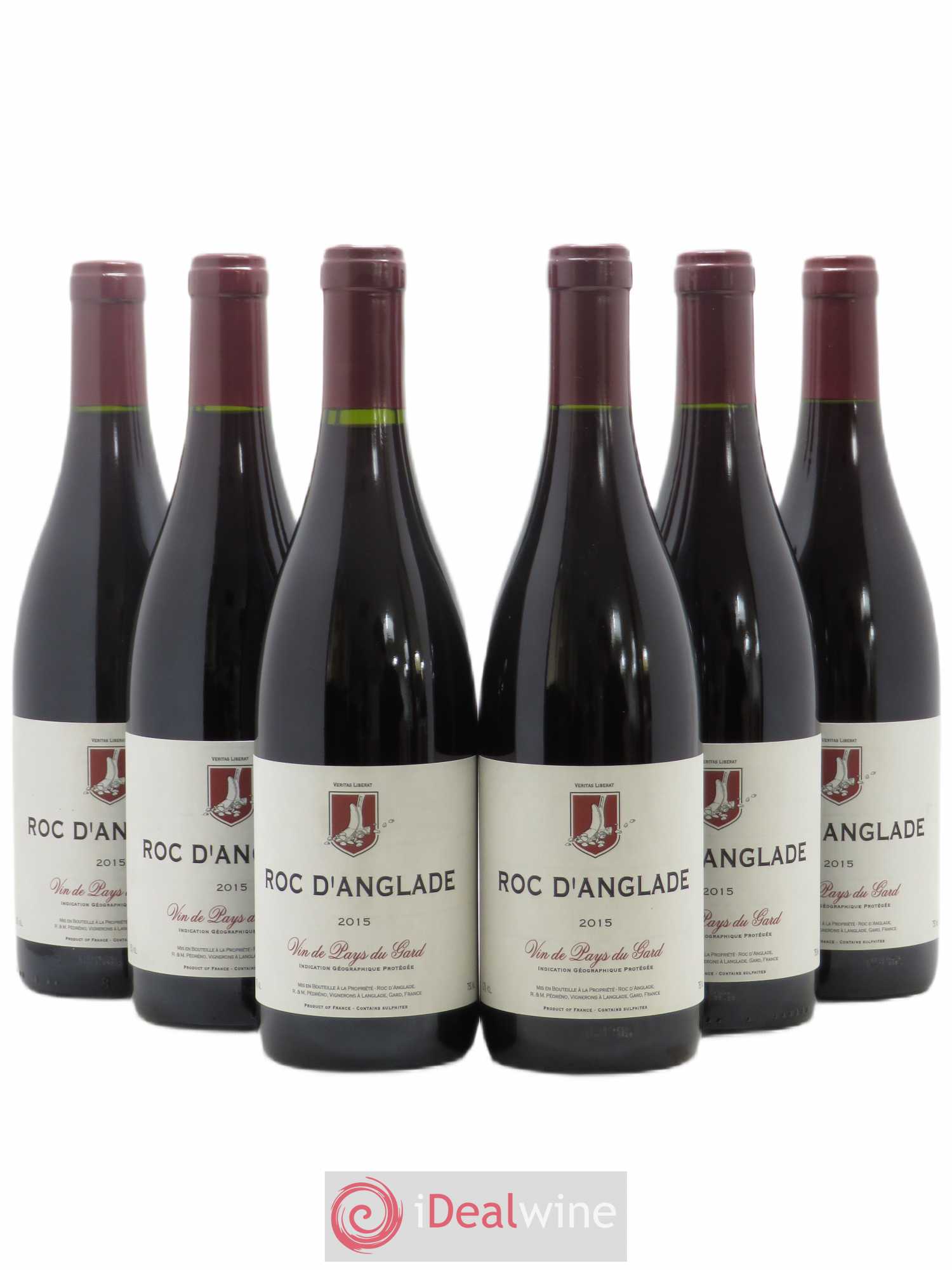 Gard Roc d'Anglade Rémy Pédréno 2015 - Lot of 6 bottles - 0