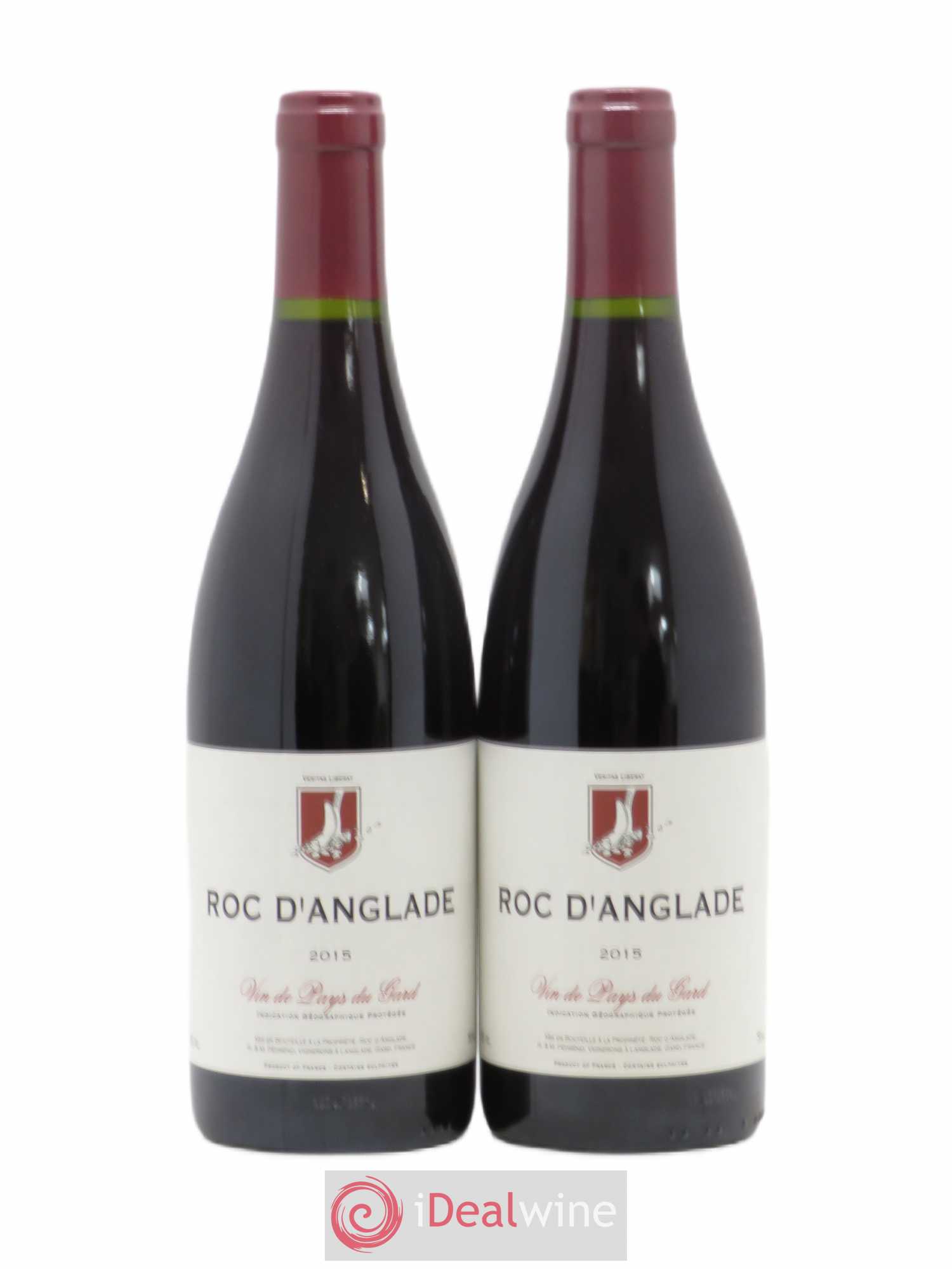 Gard Roc d'Anglade Rémy Pédréno (sans prix de réserve) 2015 - Lot de 2 bouteilles - 0