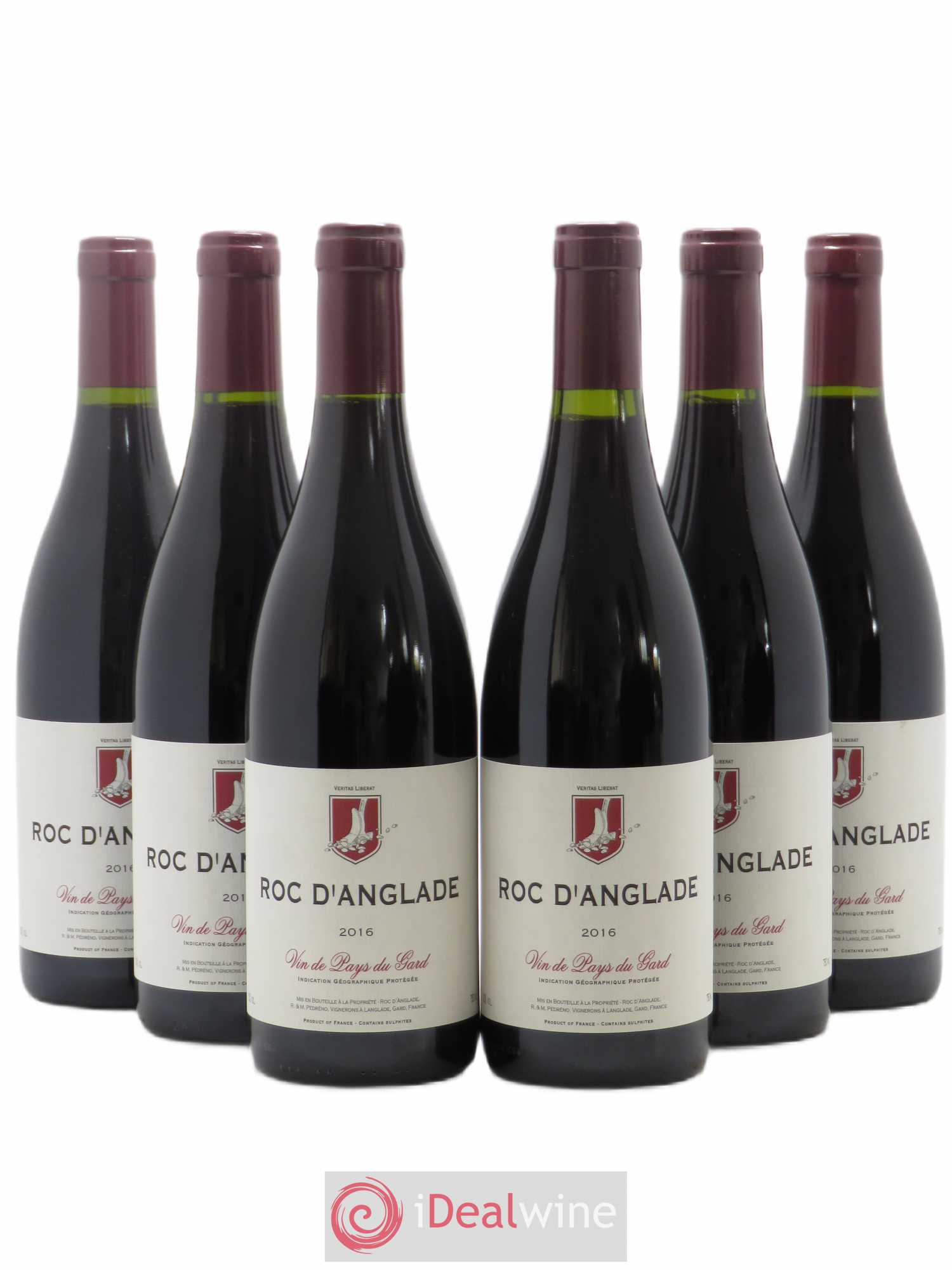 Gard Roc d'Anglade Rémy Pédréno 2016 - Lot of 6 bottles - 0