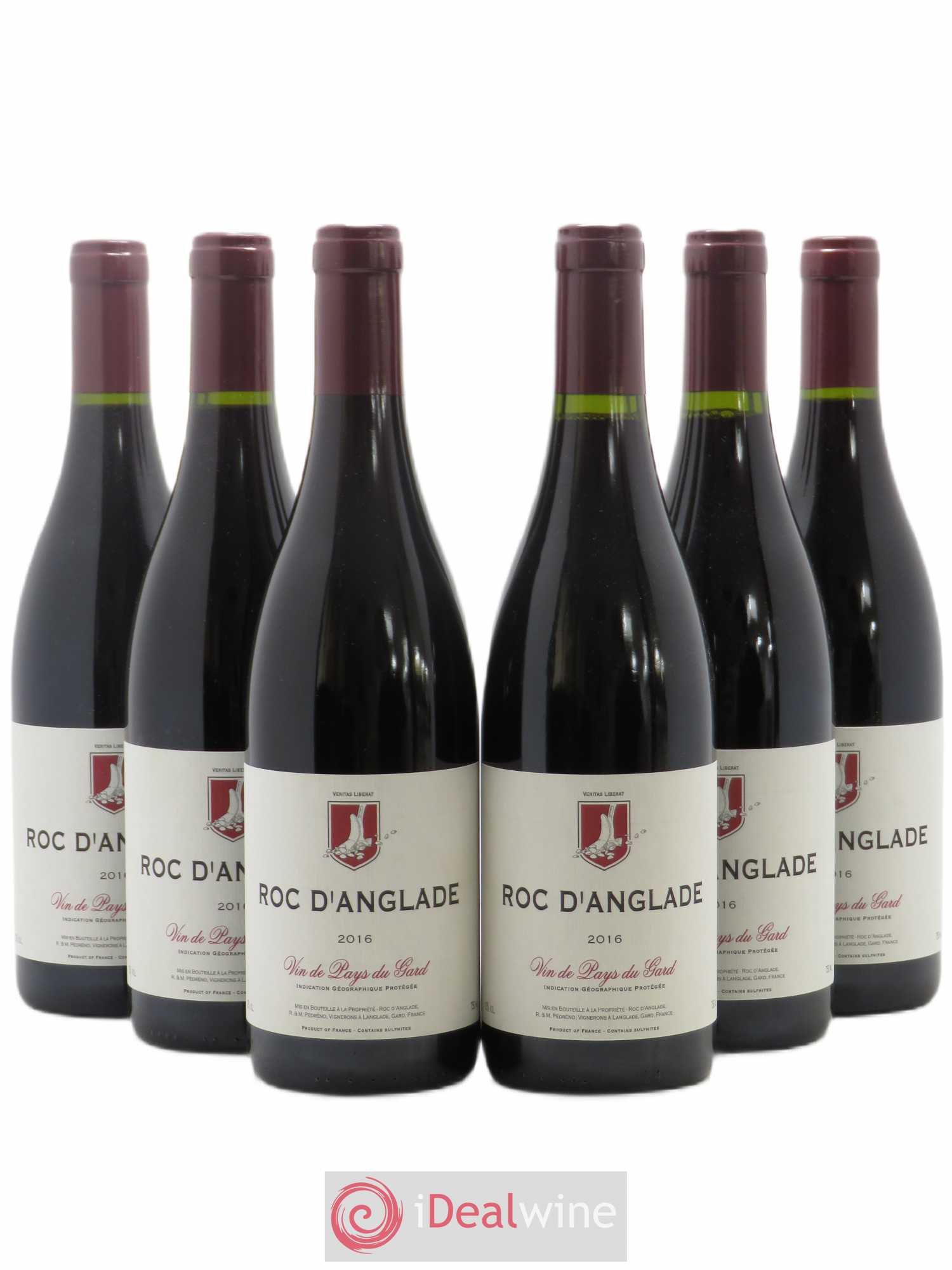 Gard Roc d'Anglade Rémy Pédréno 2016 - Lot of 6 bottles - 0