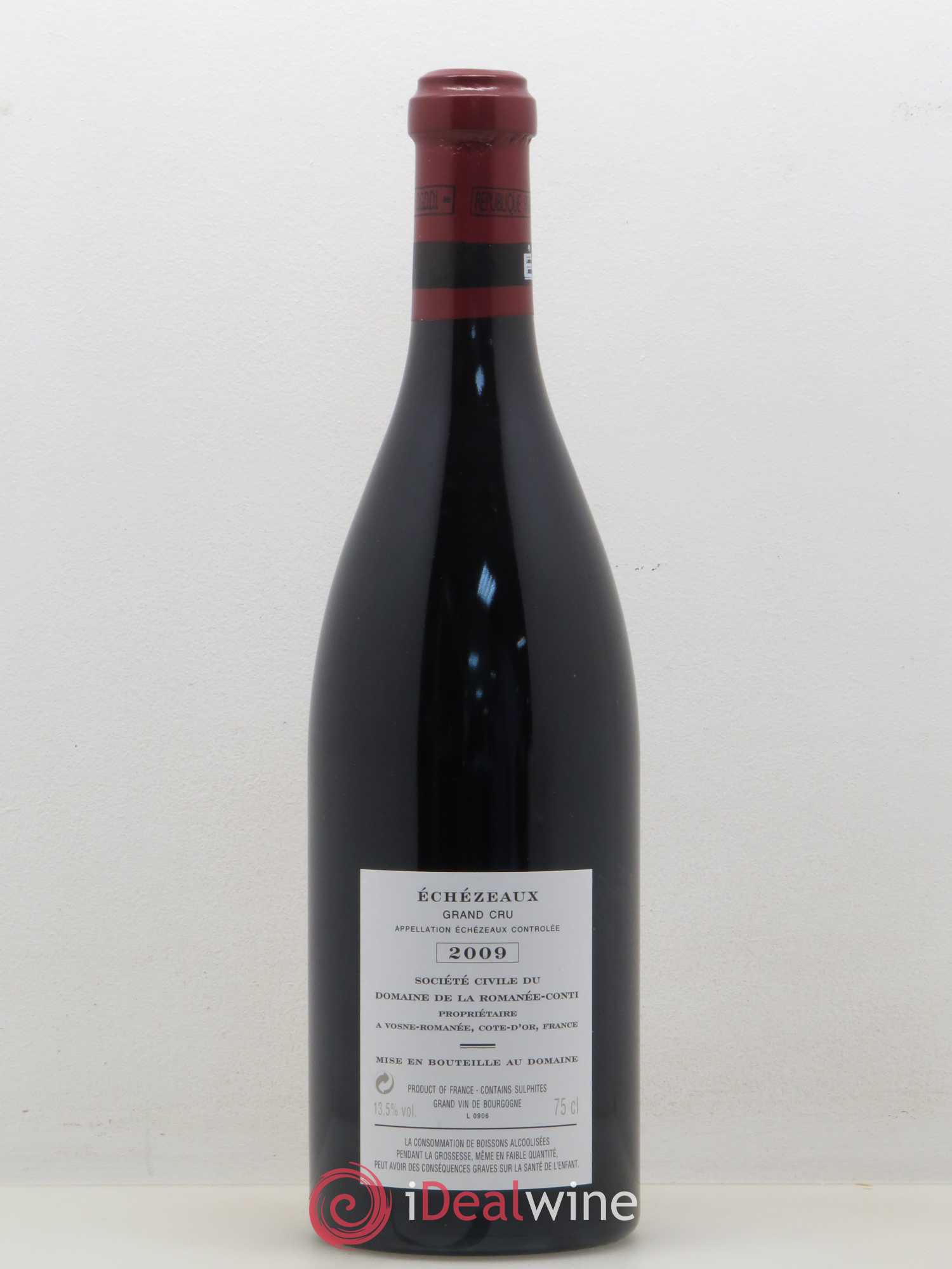 Echezeaux Grand Cru Domaine de la Romanée-Conti 2009 - Lot de 1 bouteille - 1
