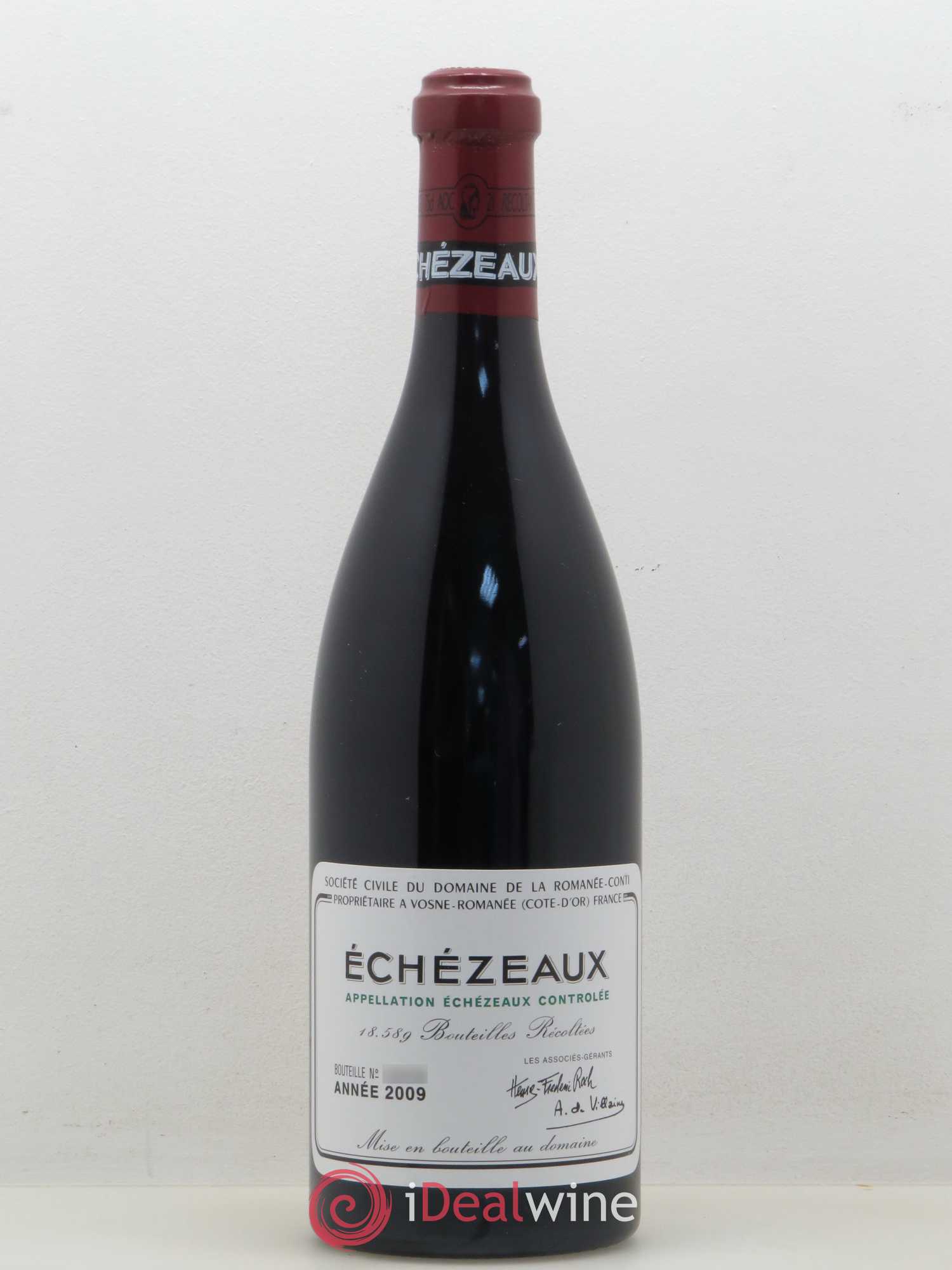 Echezeaux Grand Cru Domaine de la Romanée-Conti 2009 - Lot de 1 bouteille - 0