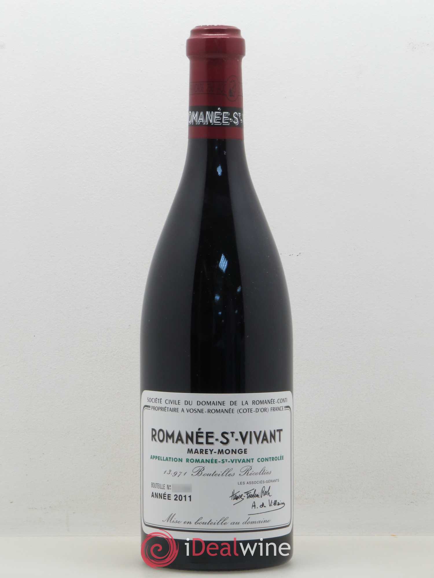 Romanée-Saint-Vivant Grand Cru Domaine de la Romanée-Conti 2011 - Lot de 1 bouteille - 0