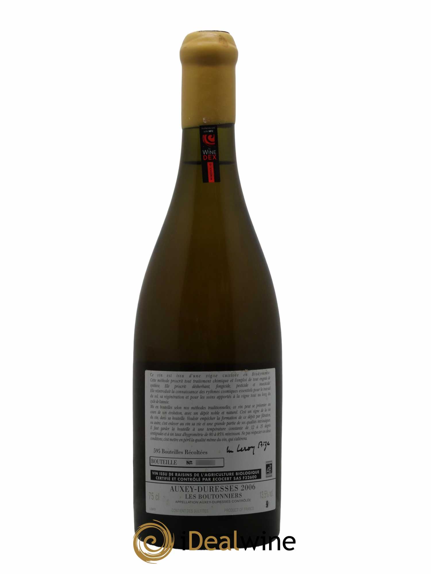 Auxey-Duresses Les Boutonniers d'Auvenay (Domaine) 2006 - Lot de 1 bouteille - 1