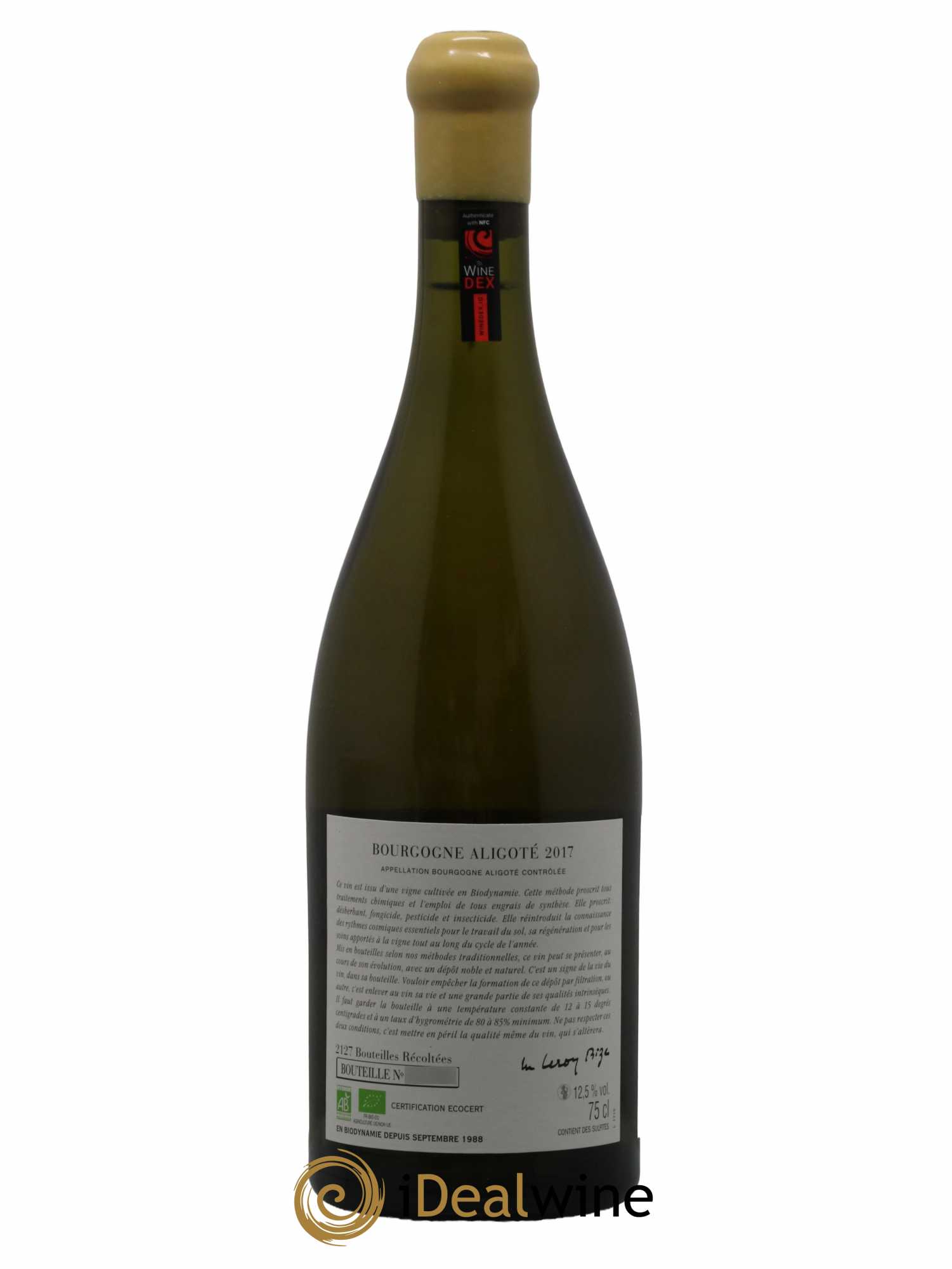 Bourgogne Aligoté Sous Chatelet d'Auvenay (Domaine) 2017 - Lot de 1 bouteille - 1
