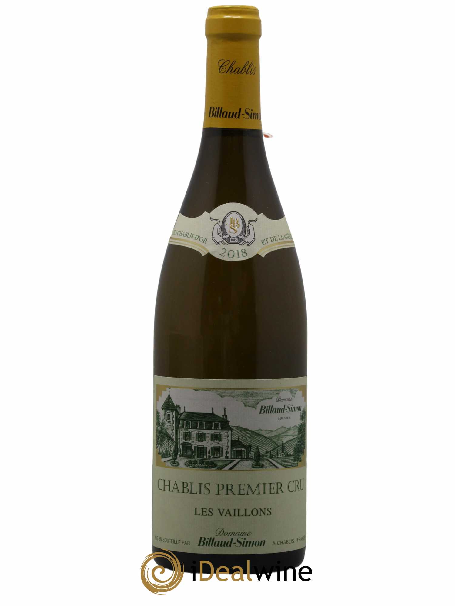 Chablis 1er Cru Les Vaillons Billaud-Simon (Domaine) 2018 - Lot de 1 bouteille - 0