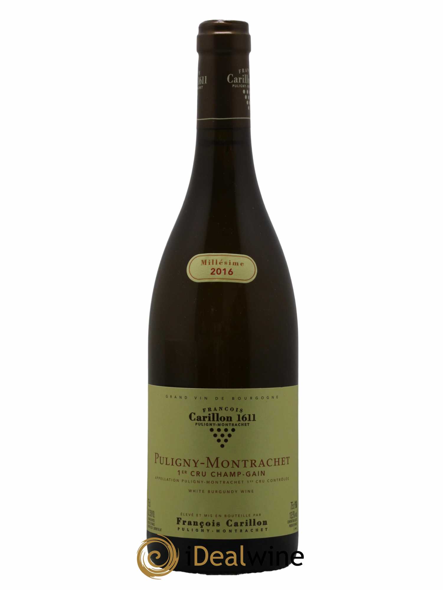 Puligny-Montrachet 1er Cru Champ-Gain François Carillon 2016 - Lot de 1 bouteille - 0