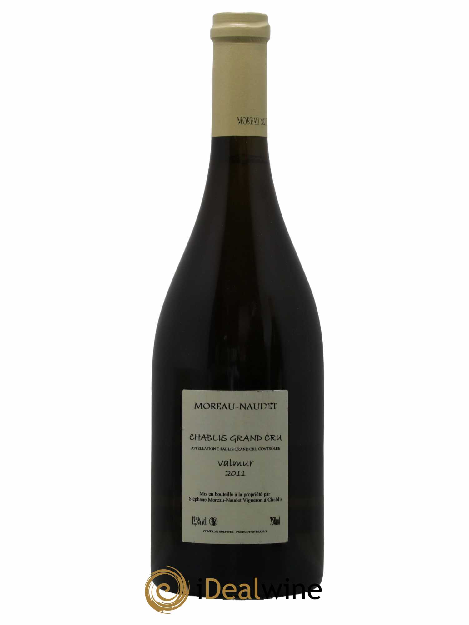 Chablis Grand Cru Valmur Moreau-Naudet 2011 - Lot de 1 bouteille - 1