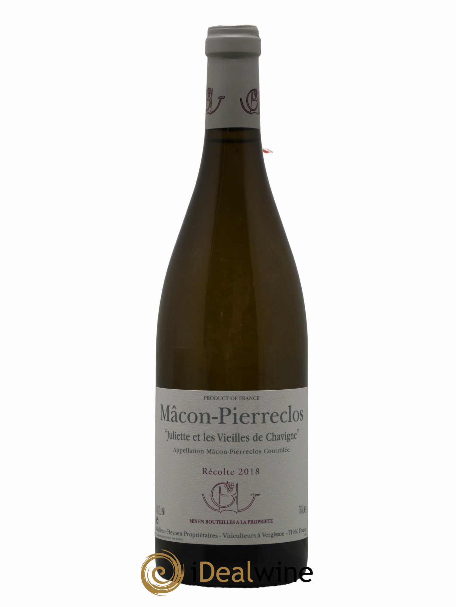 Mâcon-Pierreclos Juliette et Les Vieilles de Chavigne Guffens-Heynen 2018 - Lot de 1 bouteille - 0