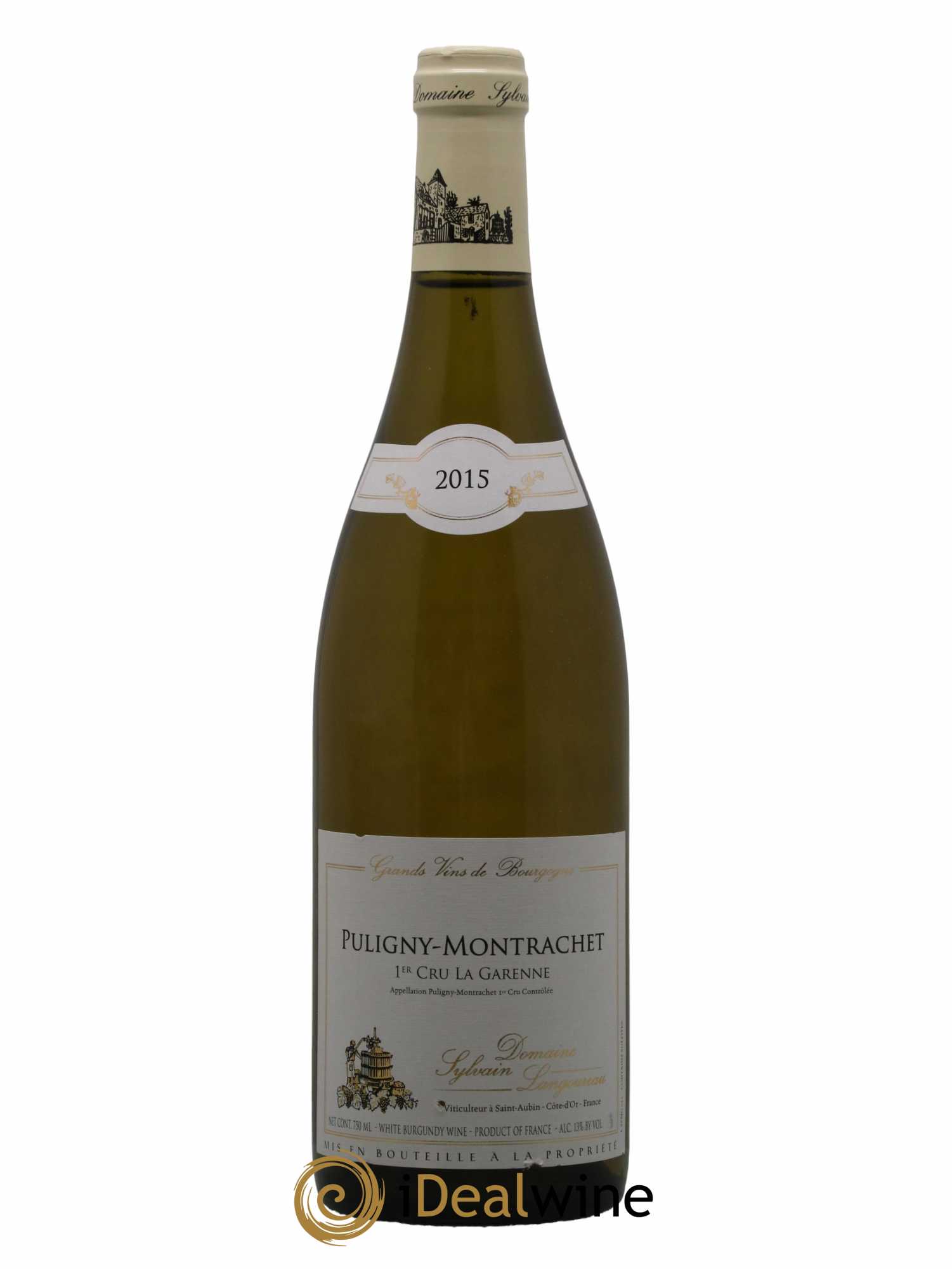 Puligny-Montrachet 1er Cru La Garenne Sylvain Langoureau 2015 - Lot de 1 bouteille - 0