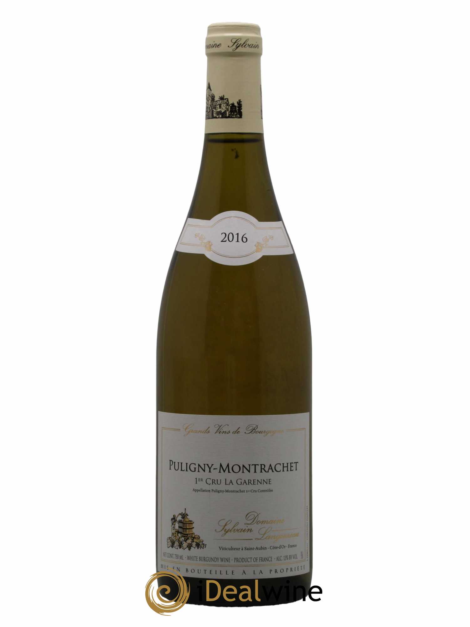Puligny-Montrachet 1er Cru La Garenne Sylvain Langoureau 2016 - Lot de 1 bouteille - 0