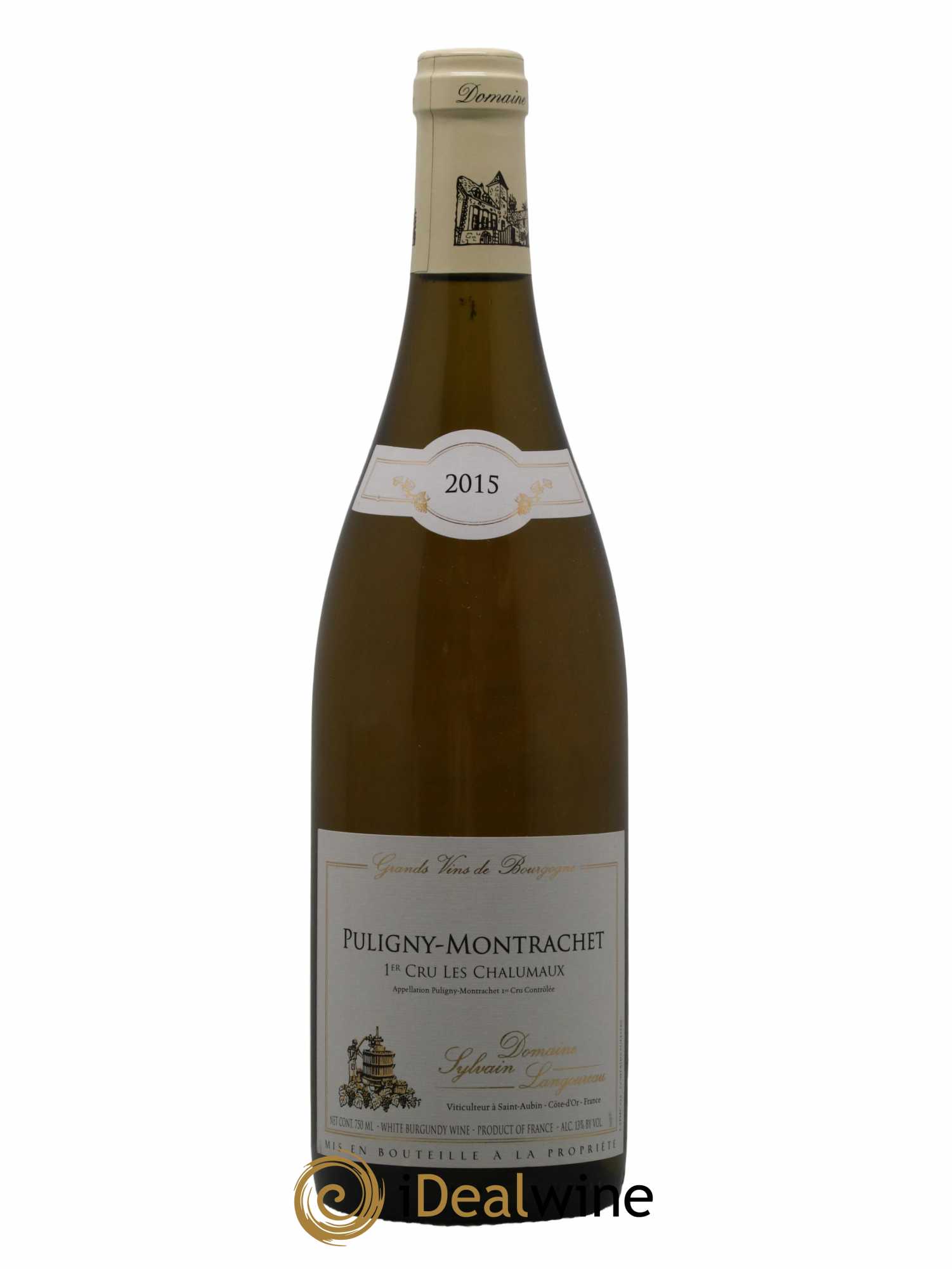 Puligny-Montrachet 1er Cru Les Chalumaux Sylvain Langoureau 2015 - Lot de 1 bouteille - 0