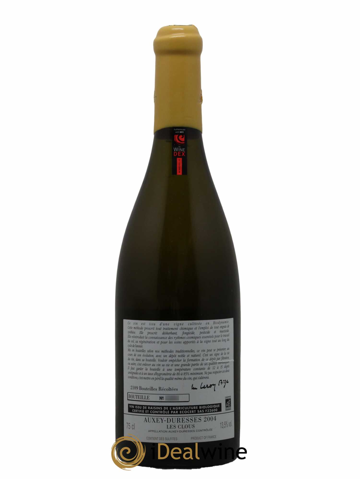 Auxey-Duresses Les Clous d'Auvenay (Domaine) 2004 - Lot de 1 bouteille - 1