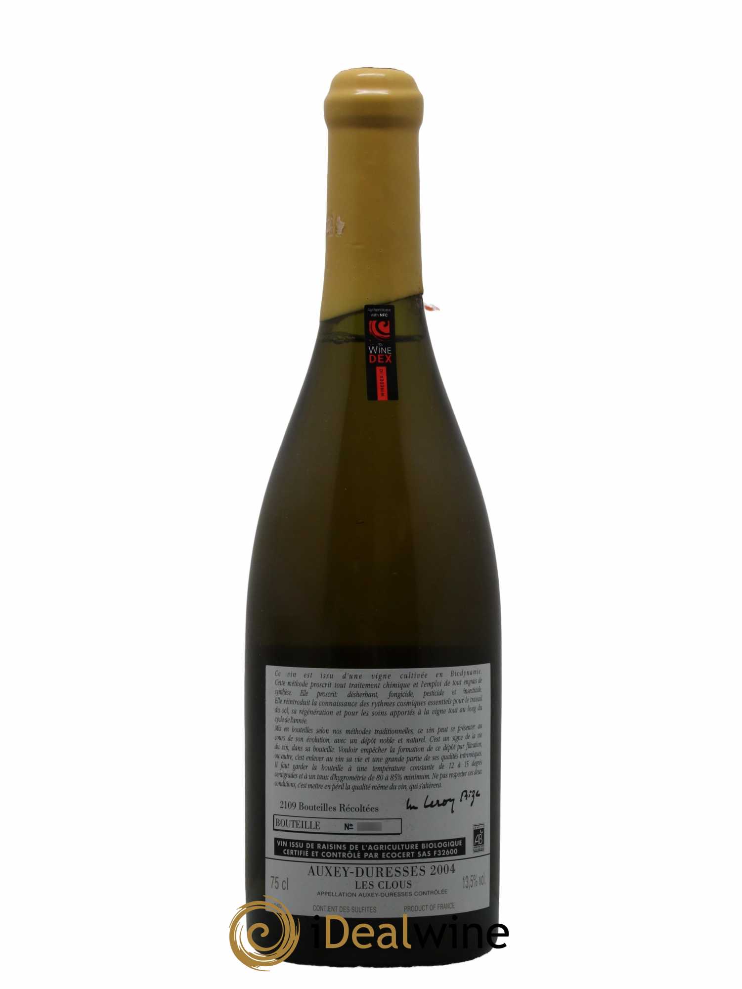 Auxey-Duresses Les Clous d'Auvenay (Domaine) 2004 - Lot de 1 bouteille - 1