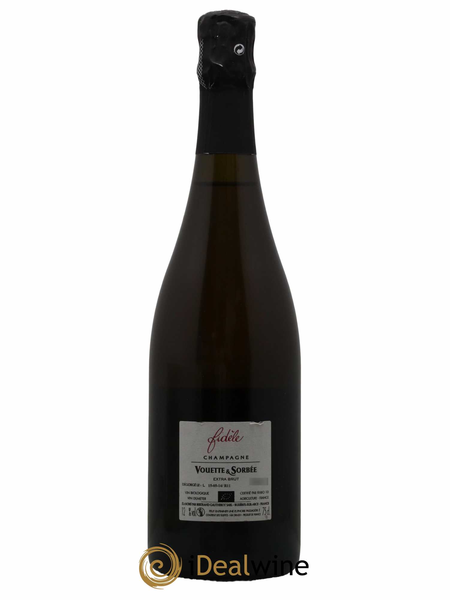 Fidèle Blanc de Noirs Vouette et Sorbée - Lotto di 1 bottiglia - 1