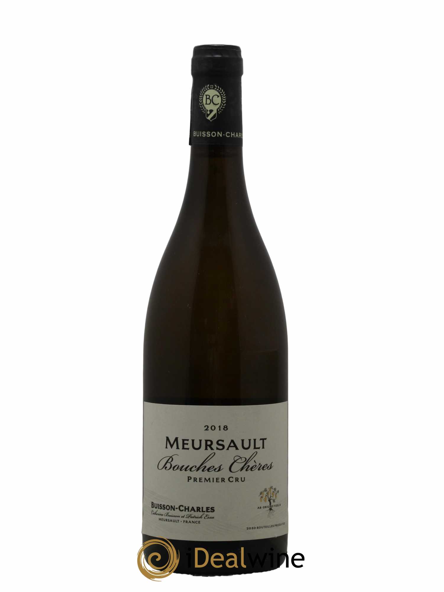Meursault 1er Cru Bouches Chères Buisson-Charles (Domaine) 2018 - Lot de 1 bouteille - 0