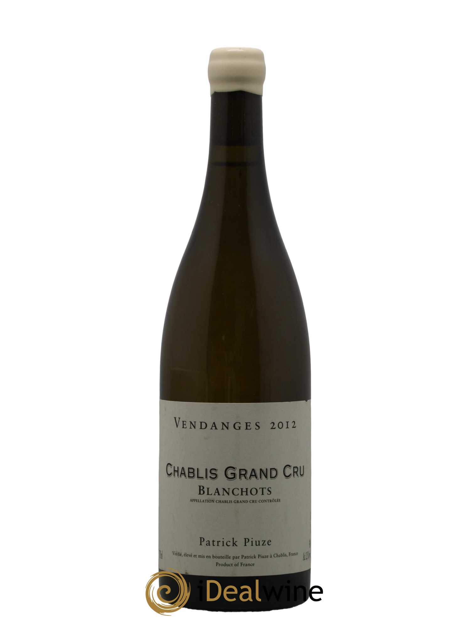 Chablis Grand Cru Blanchot Patrick Piuze (Domaine) 2012 - Lot de 1 bouteille - 0