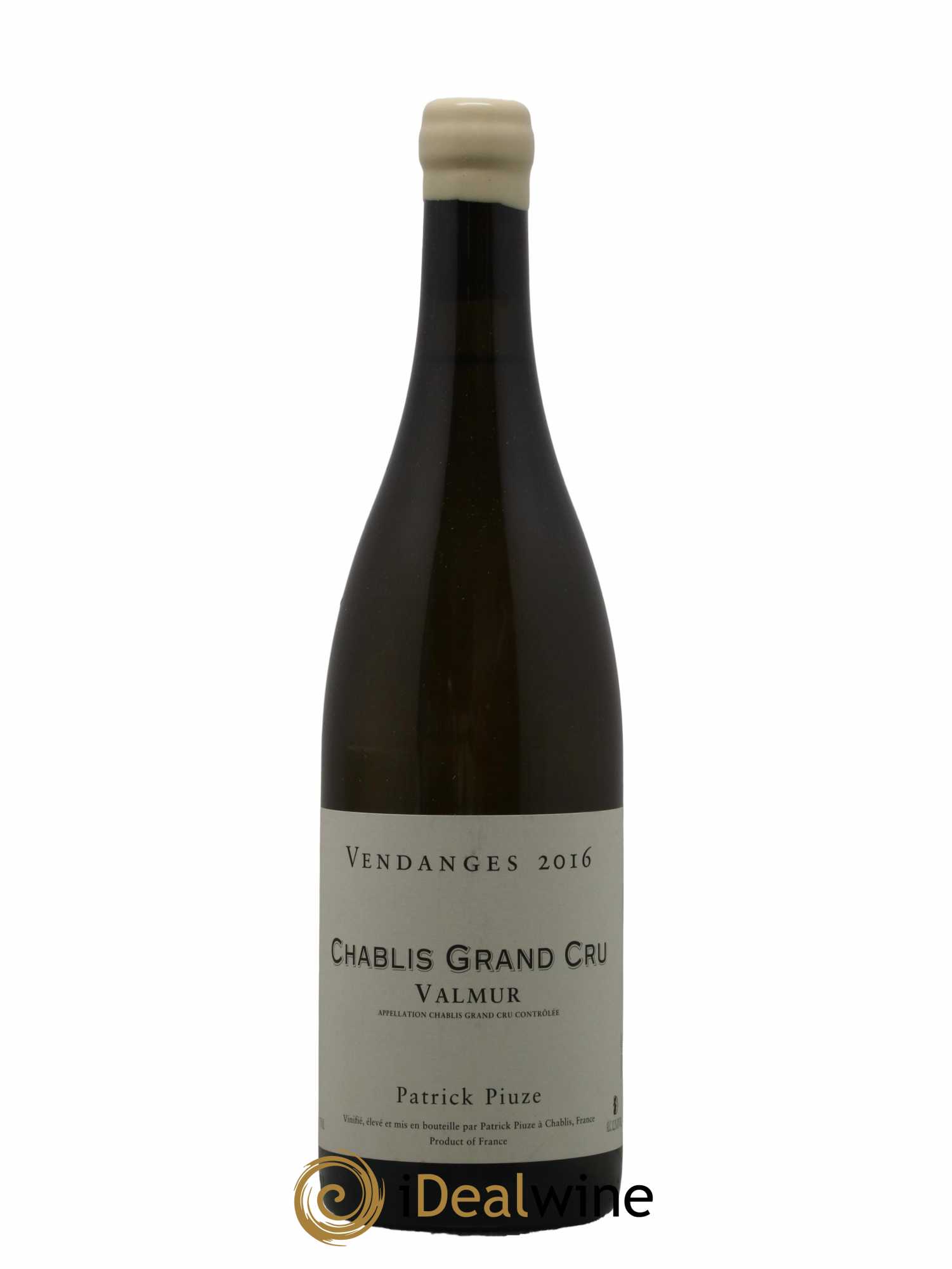 Chablis Grand Cru Valmur Patrick Piuze (Domaine) 2016 - Lot de 1 bouteille - 0