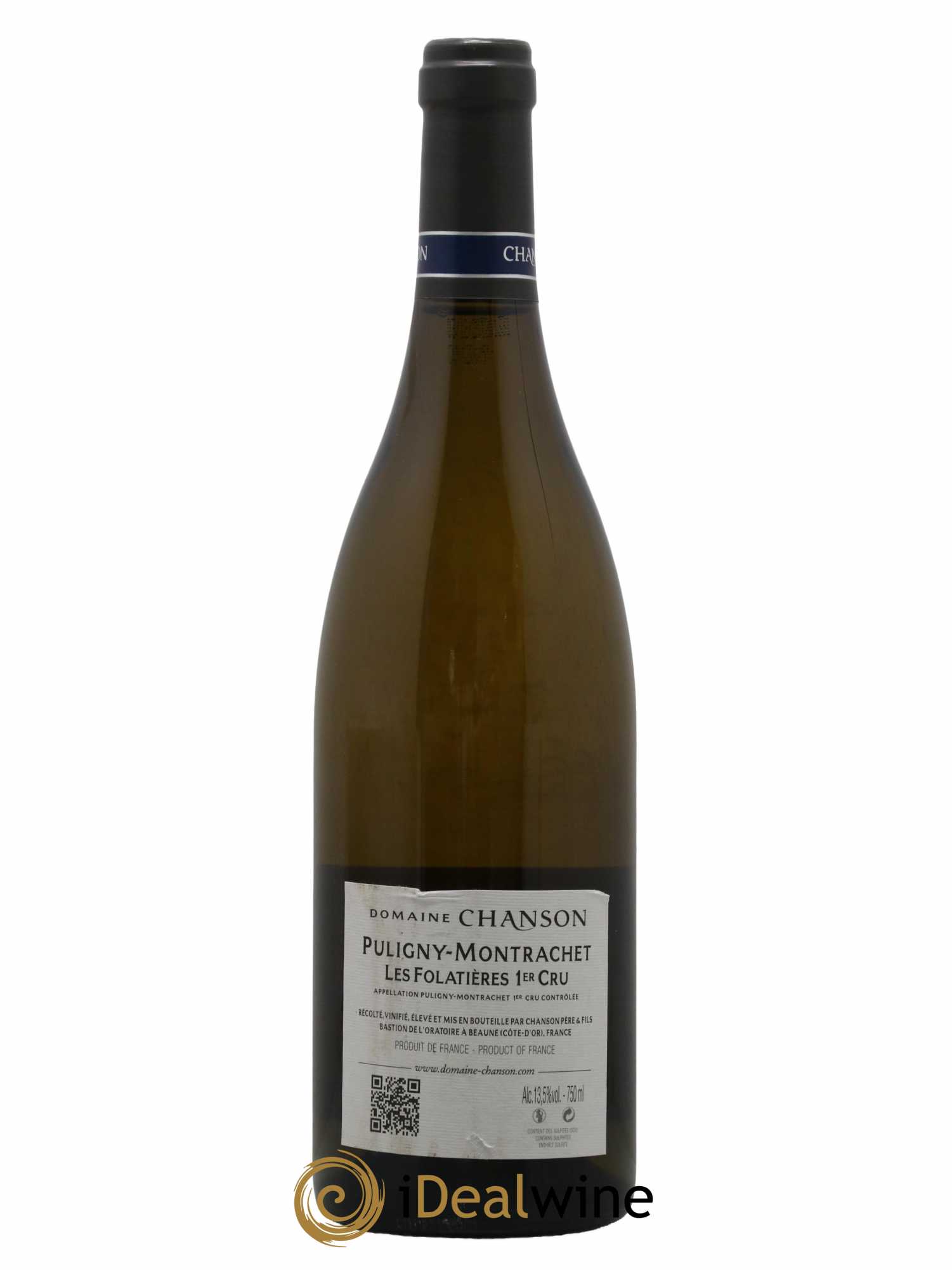 Puligny-Montrachet  1er Cru Les Folatières Chanson 2010 - Lot de 1 bouteille - 1