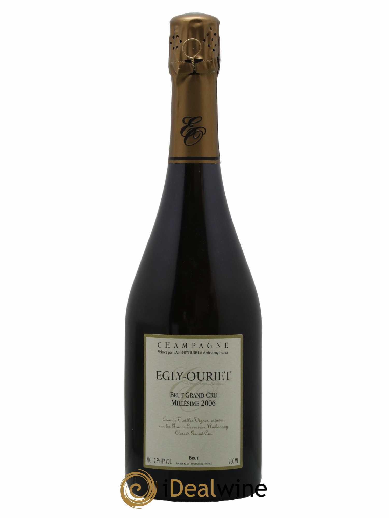 Ambonnay Vieilles Vignes Brut Millésimé Egly-Ouriet 2006 - Lot de 1 bouteille - 0