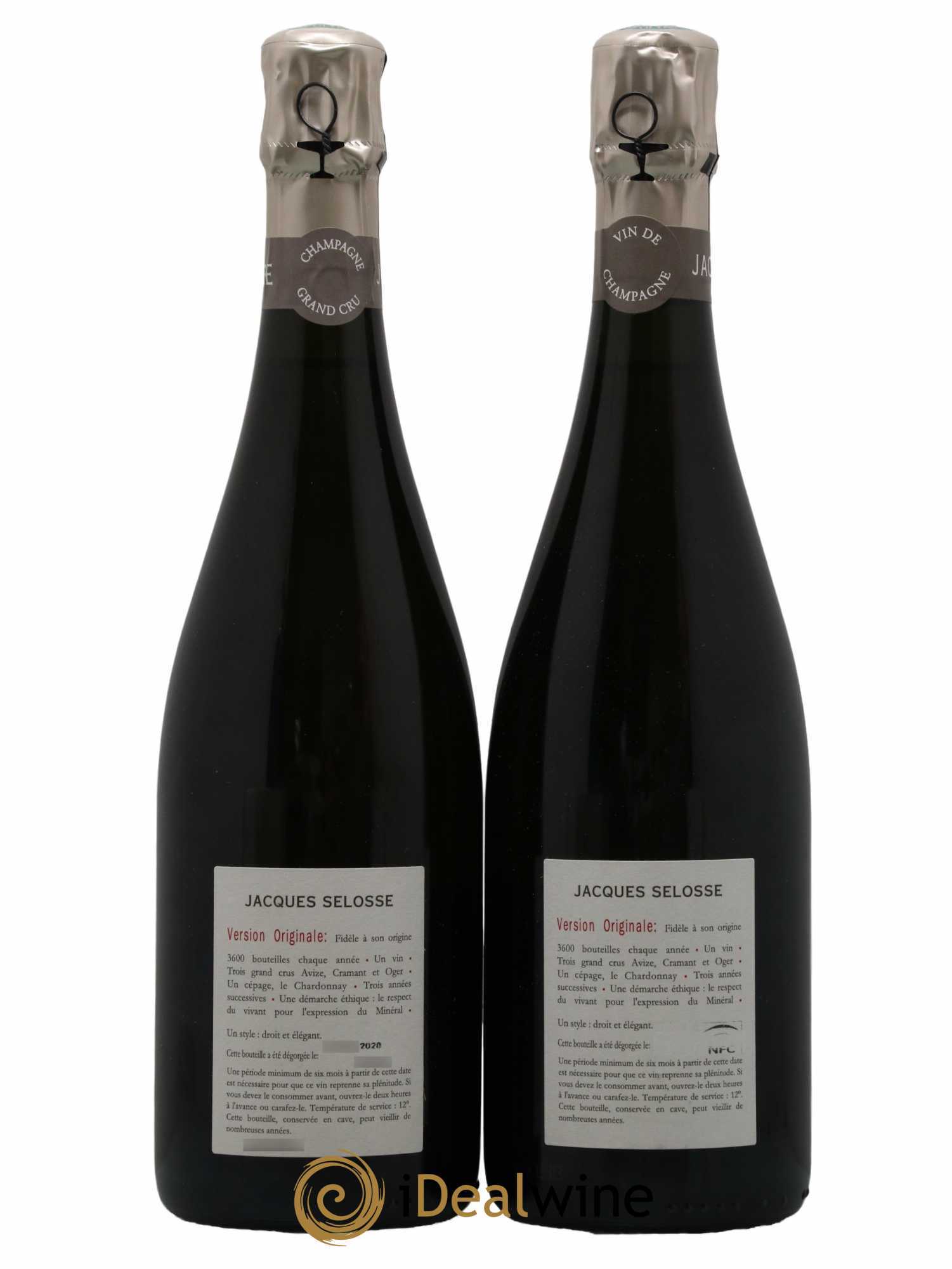 Version Originale Jacques Selosse - Lot de 2 bouteilles - 1