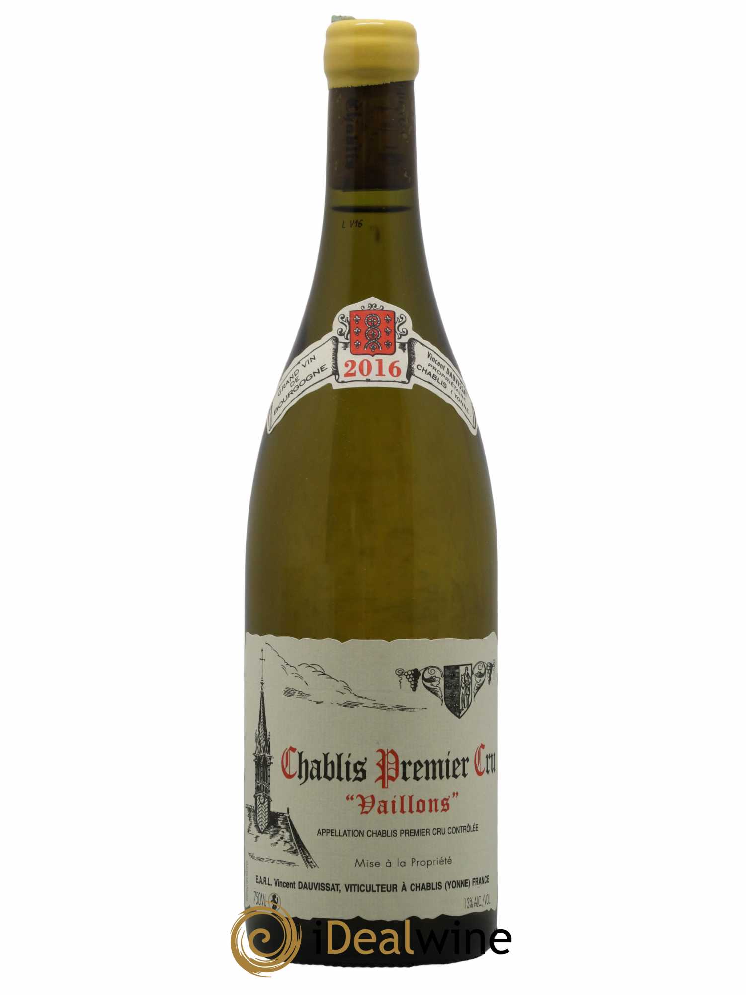 Chablis 1er Cru Vaillons Vincent Dauvissat (Domaine) 2016 - Lot de 1 bouteille - 0