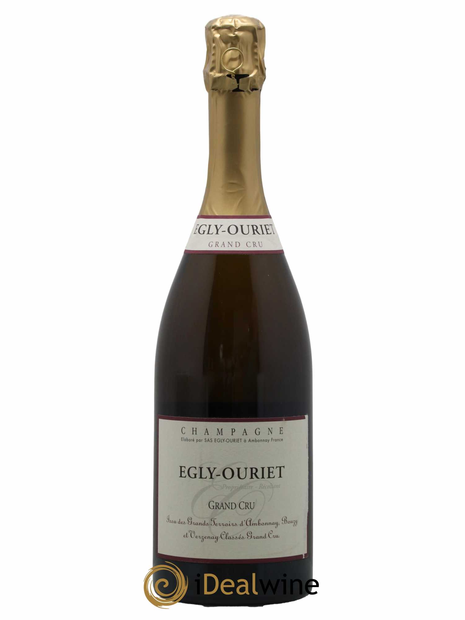Champagne Grand Cru Extra-Brut Egly-Ouriet - Lot de 1 bouteille - 0