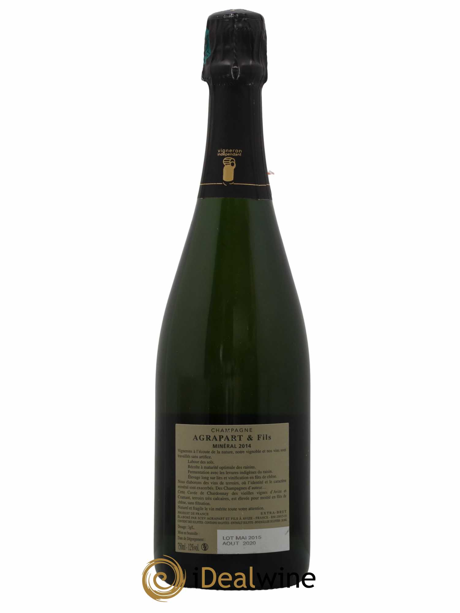 Minéral Blanc de Blancs Extra-Brut Agrapart & Fils 2014 - Lot de 1 bouteille - 1