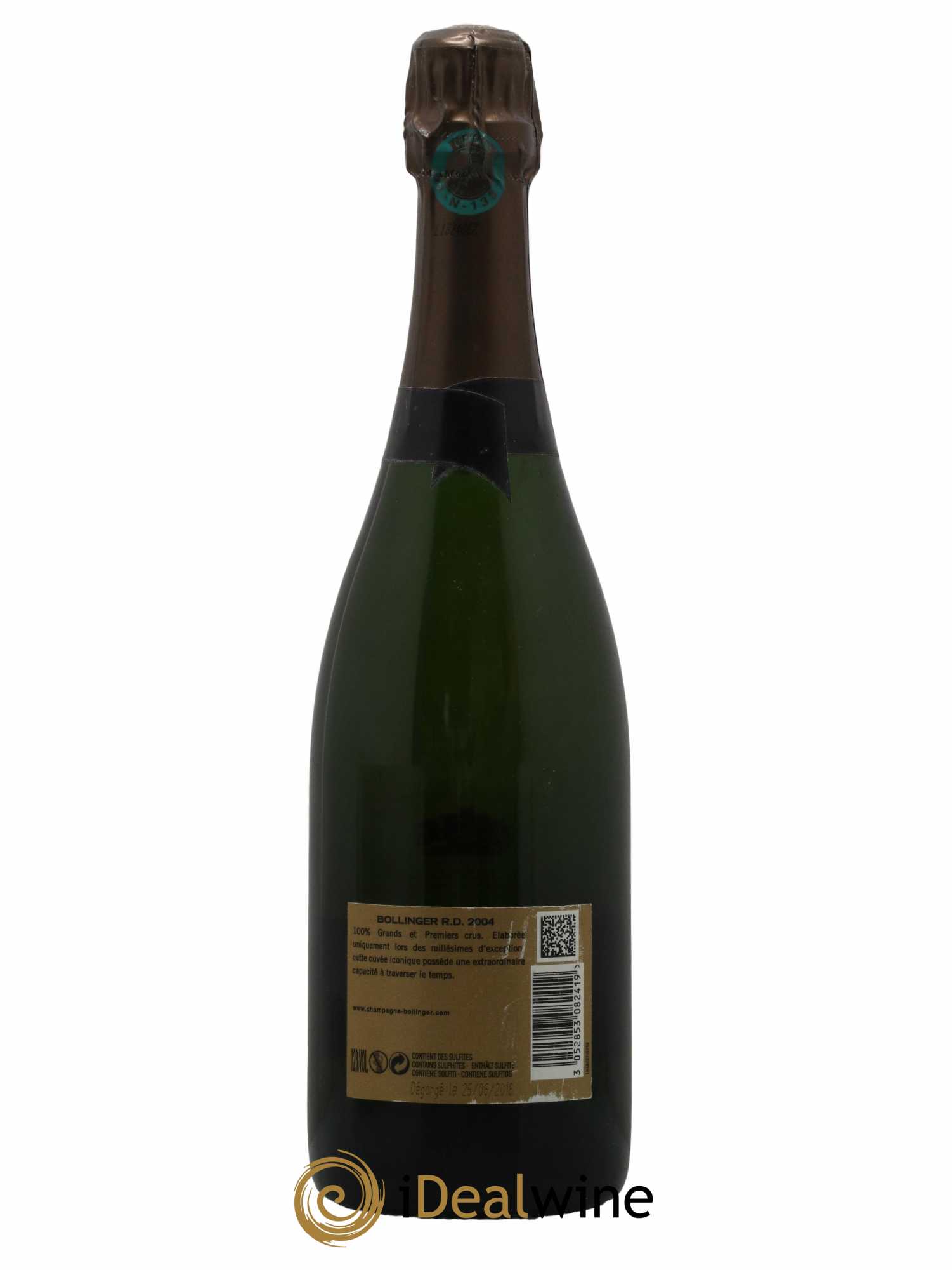 R.D. Extra-Brut Bollinger 2004 - Lot de 1 bouteille - 1