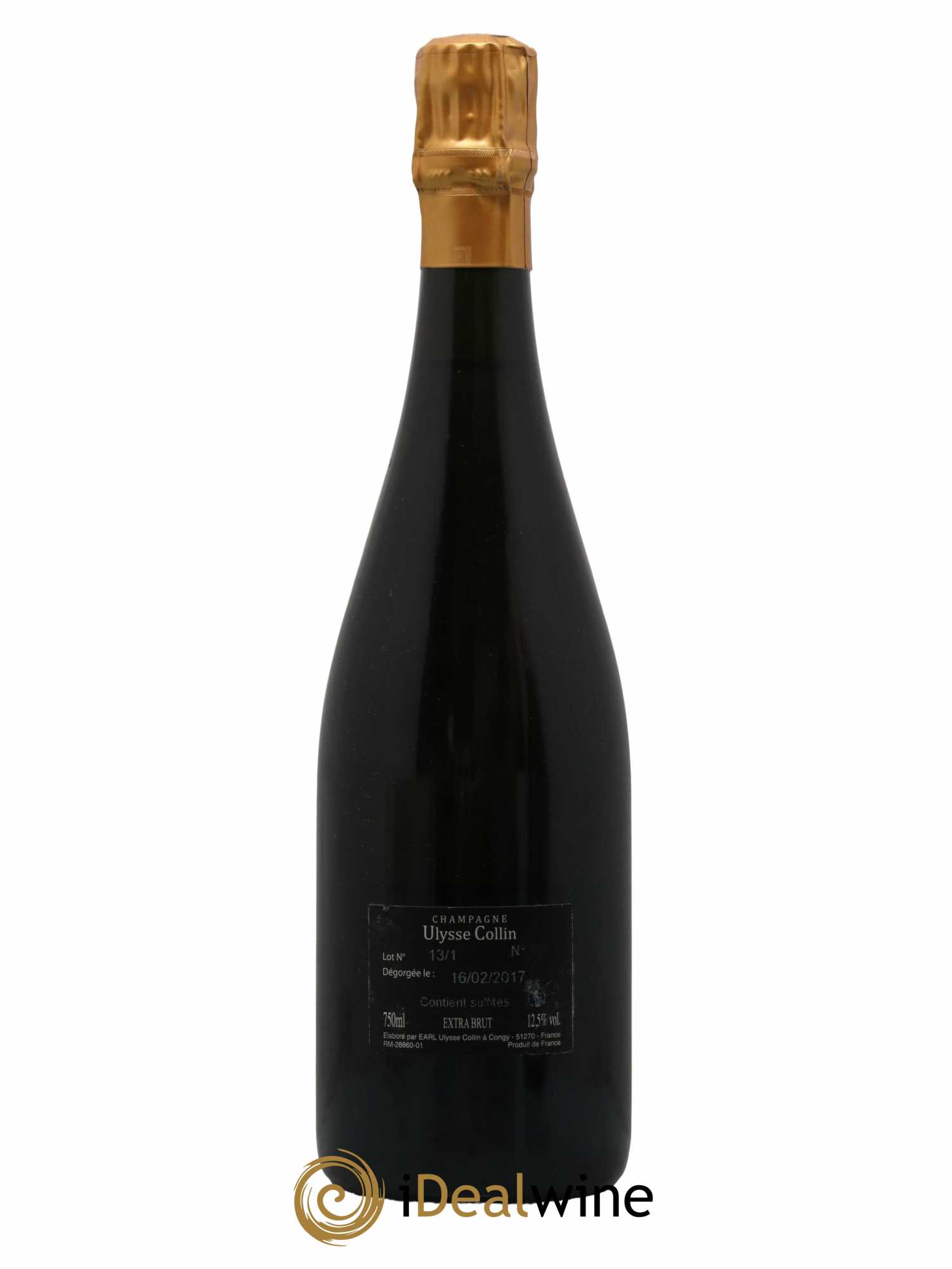 Les Roises Blanc de Blancs Extra-Brut Ulysse Collin - Lot de 1 bouteille - 1