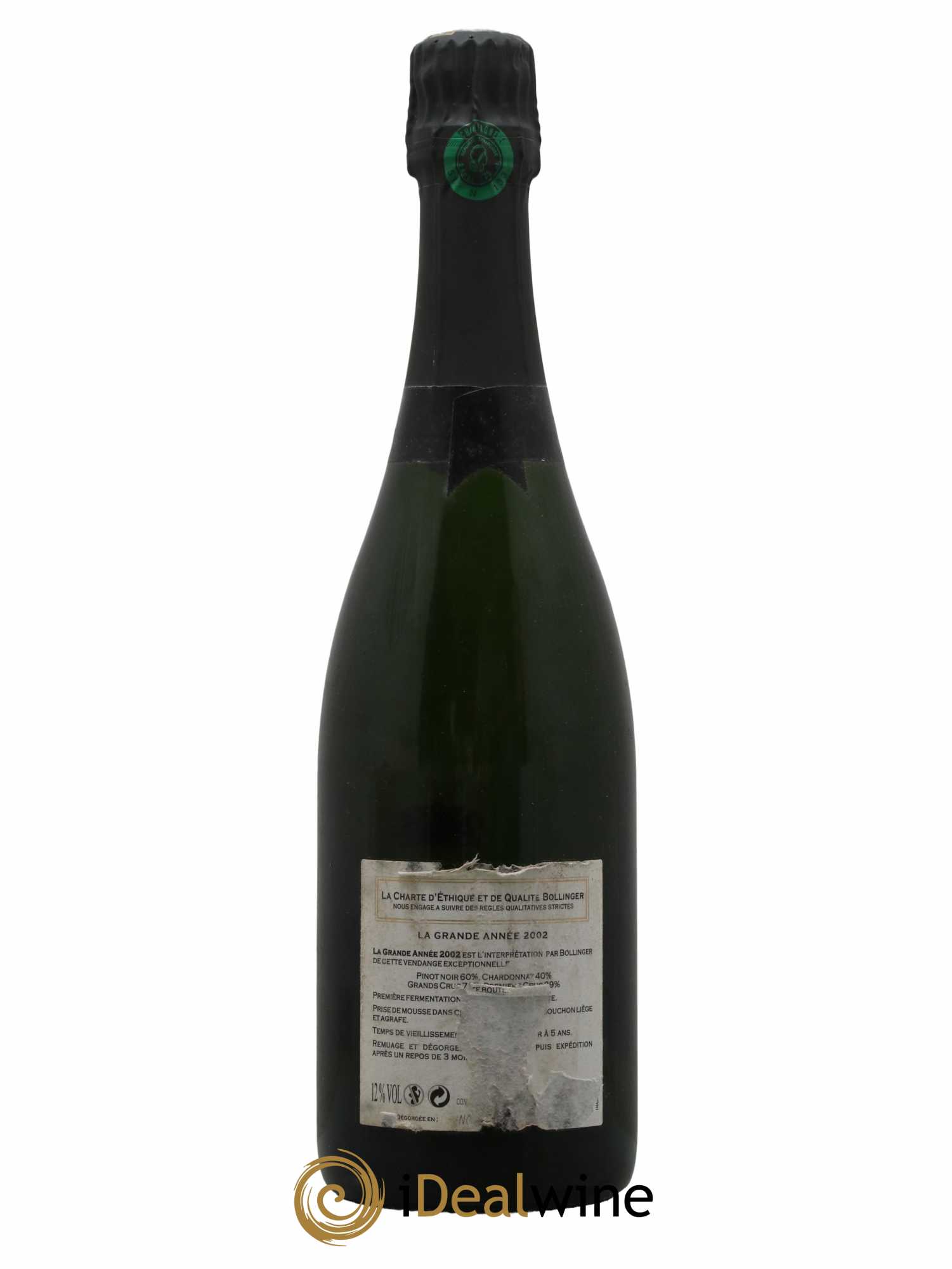 La Grande Année Brut Bollinger 2002 - Lot de 1 bouteille - 1