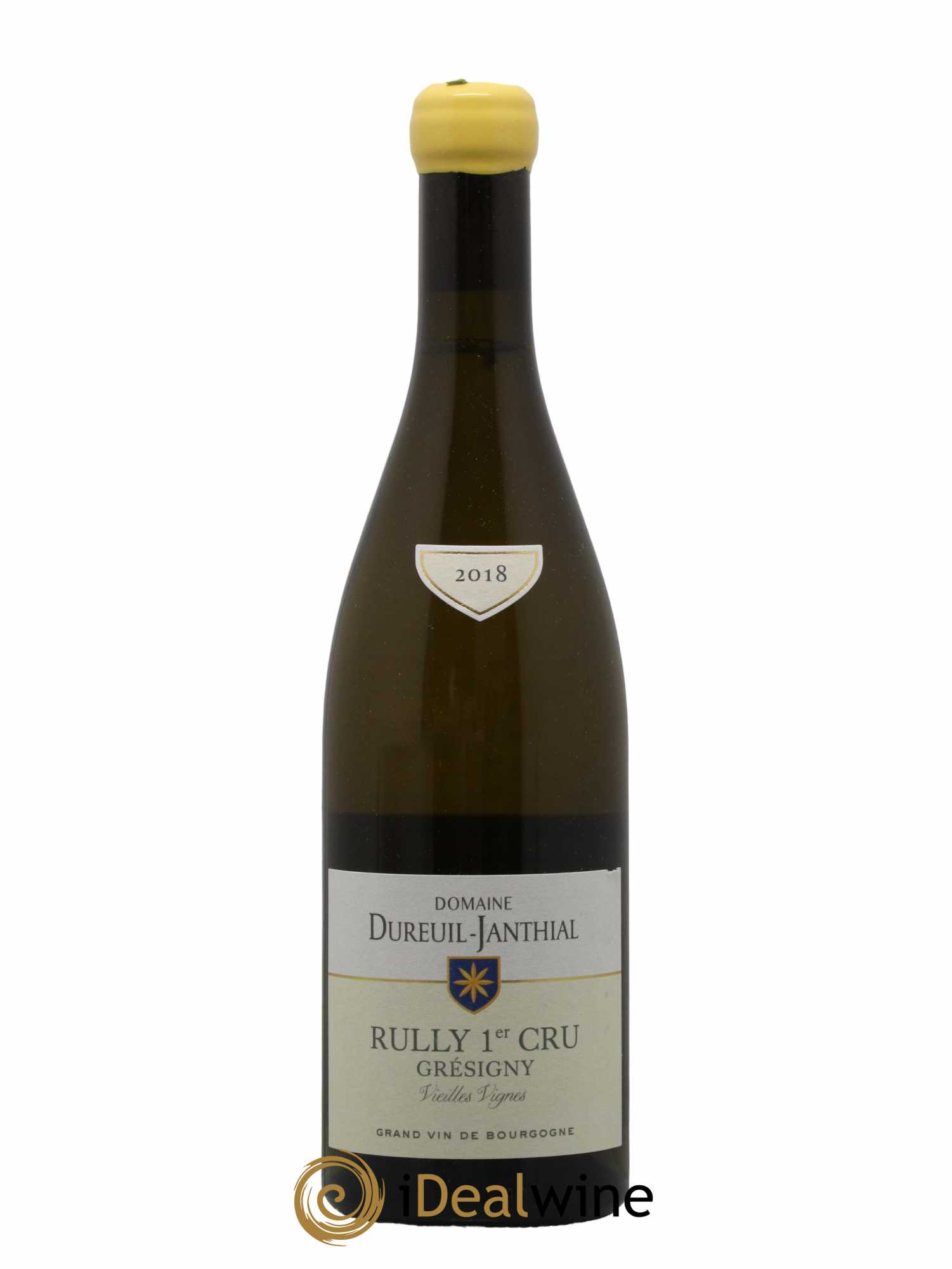 Rully 1er Cru Grésigny Vieilles Vignes Vincent Dureuil-Janthial 2018 - Lot de 1 bouteille - 0