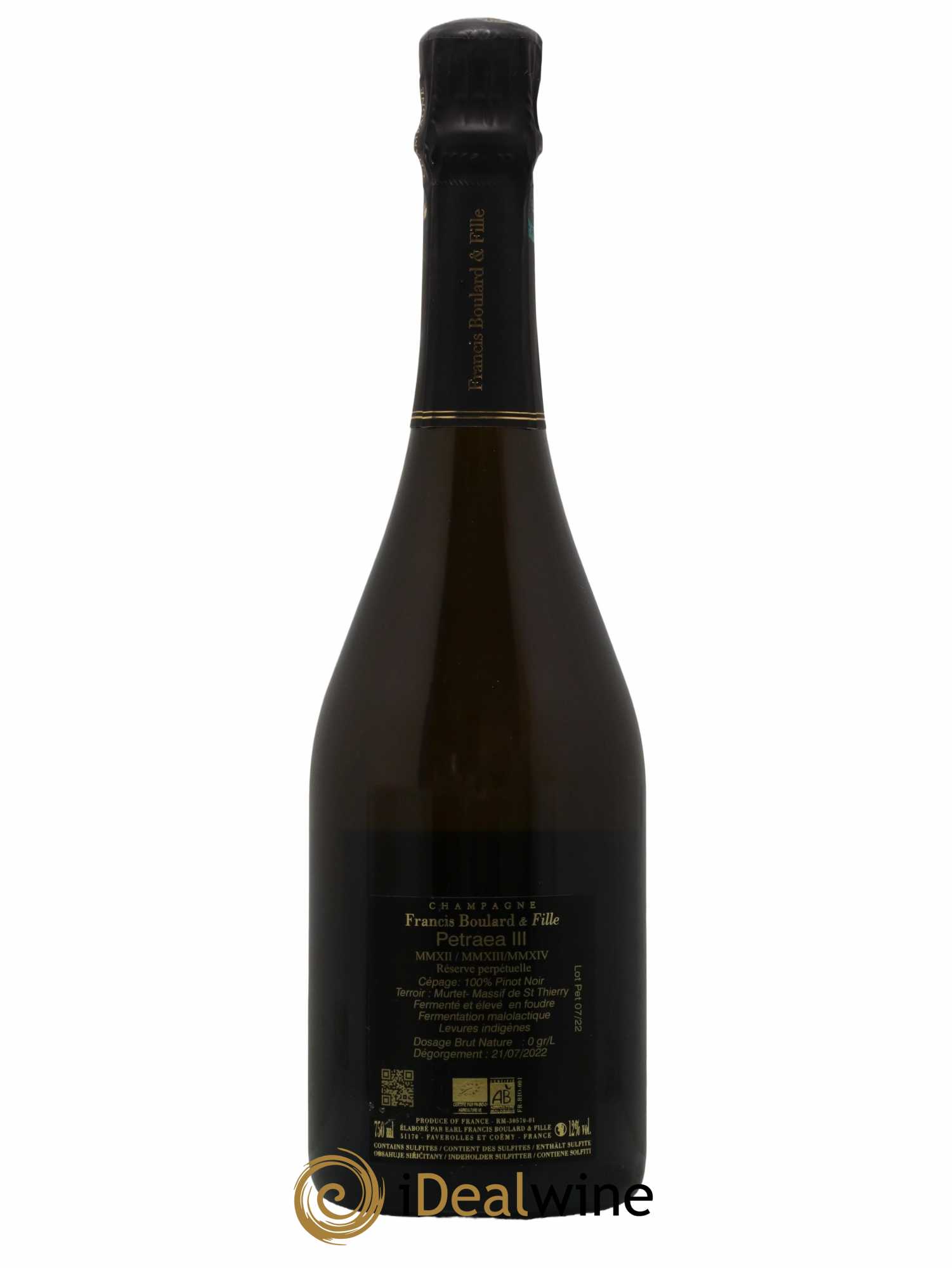 Pétraéa III Francis Boulard - Lot de 1 bouteille - 1