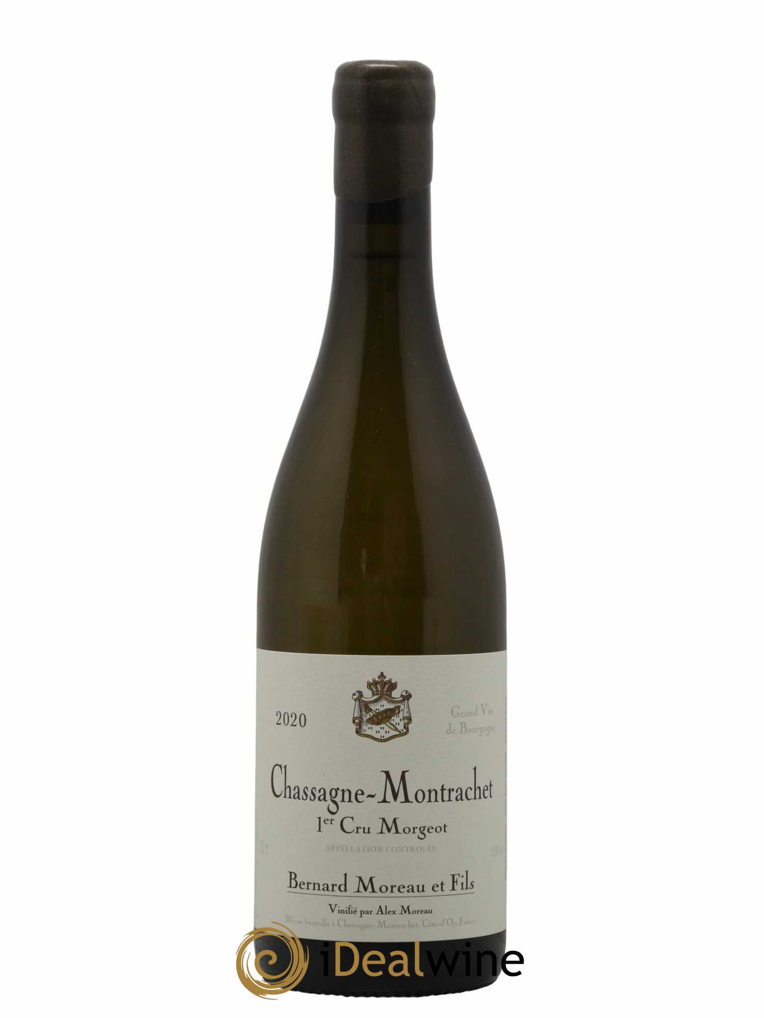 Chassagne-Montrachet 1er Cru Morgeot Bernard Moreau et Fils (Domaine) 2020 - Lot de 1 bouteille - 0