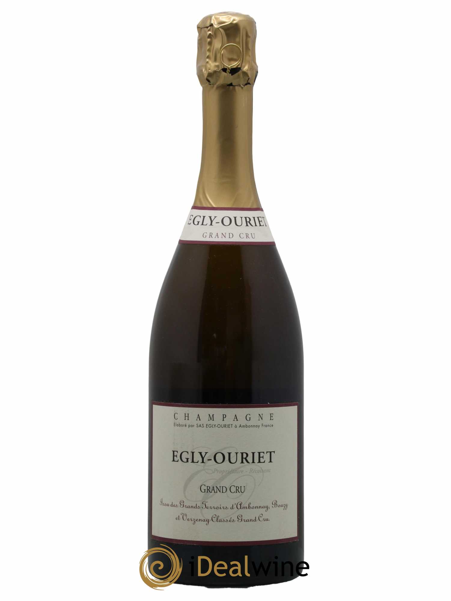 Champagne Extra Brut Grand Cru Egly-Ouriet - Lot de 1 bouteille - 0