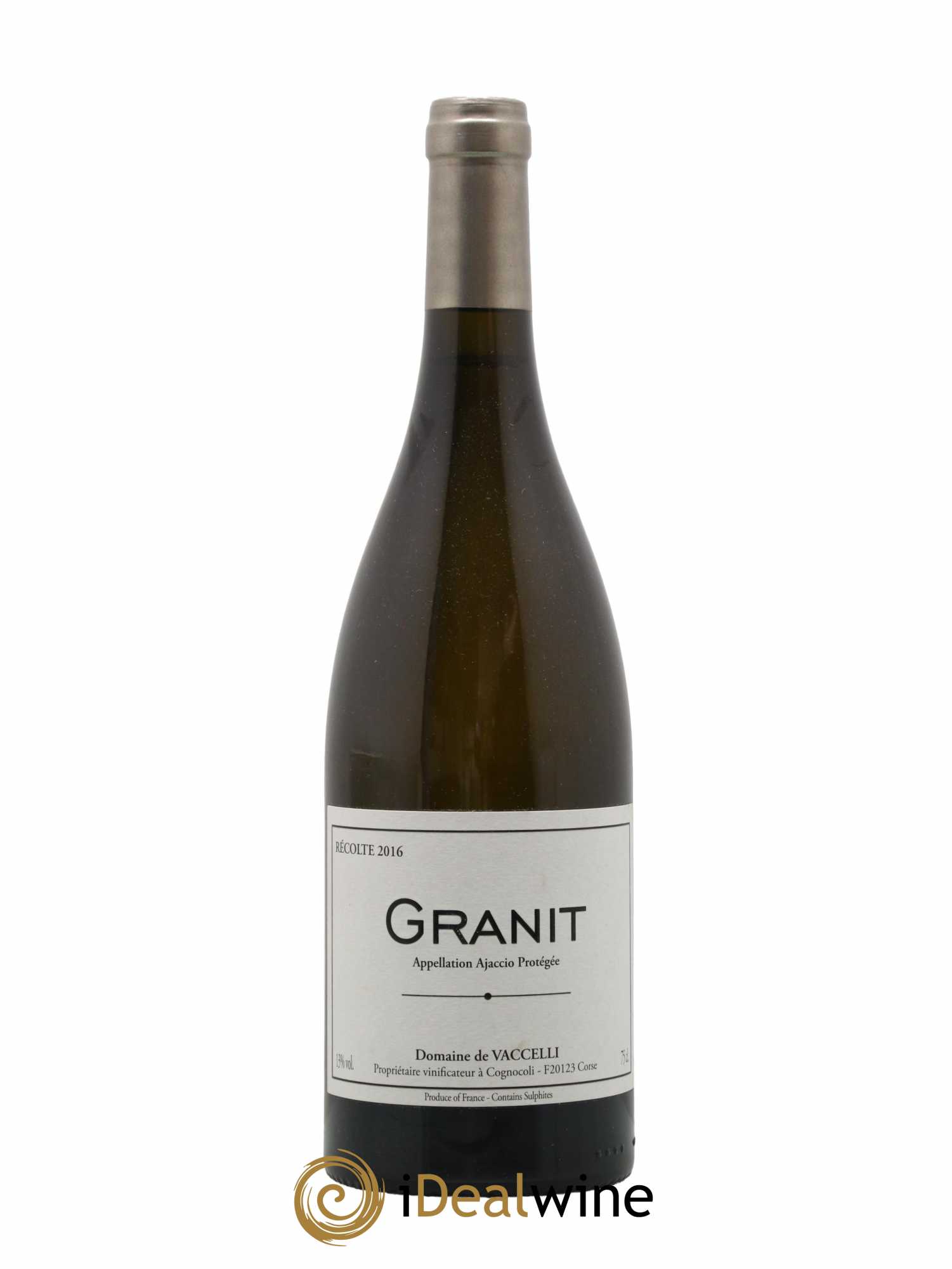 Ajaccio Granit Vaccelli 2016 - Lot de 1 bouteille - 0
