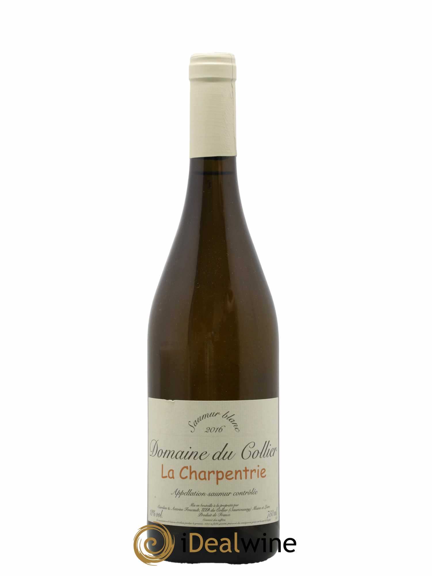Saumur La Charpentrie Domaine du Collier 2016 - Lot de 1 bouteille - 0