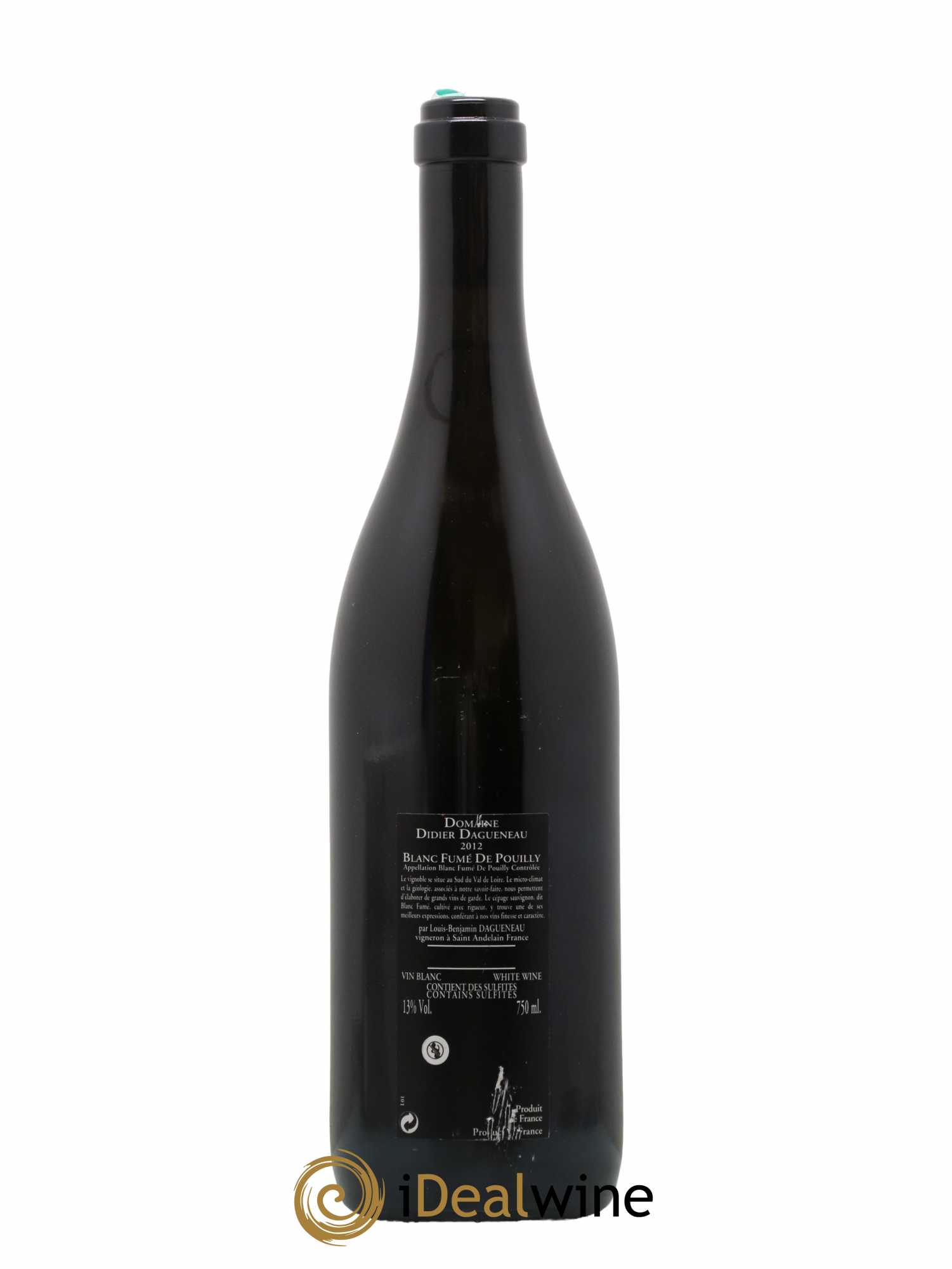 Vin de France (anciennement Pouilly-Fumé) Silex Dagueneau (Domaine Didier - Louis-Benjamin) 2012 - Lot de 1 bouteille - 1