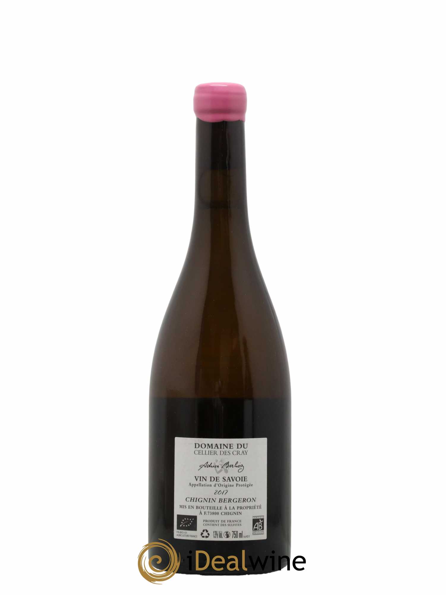 Vin de Savoie Chignin Bergeron Cuvée Albinum Berlioz 2017 - Lot de 1 bouteille - 1