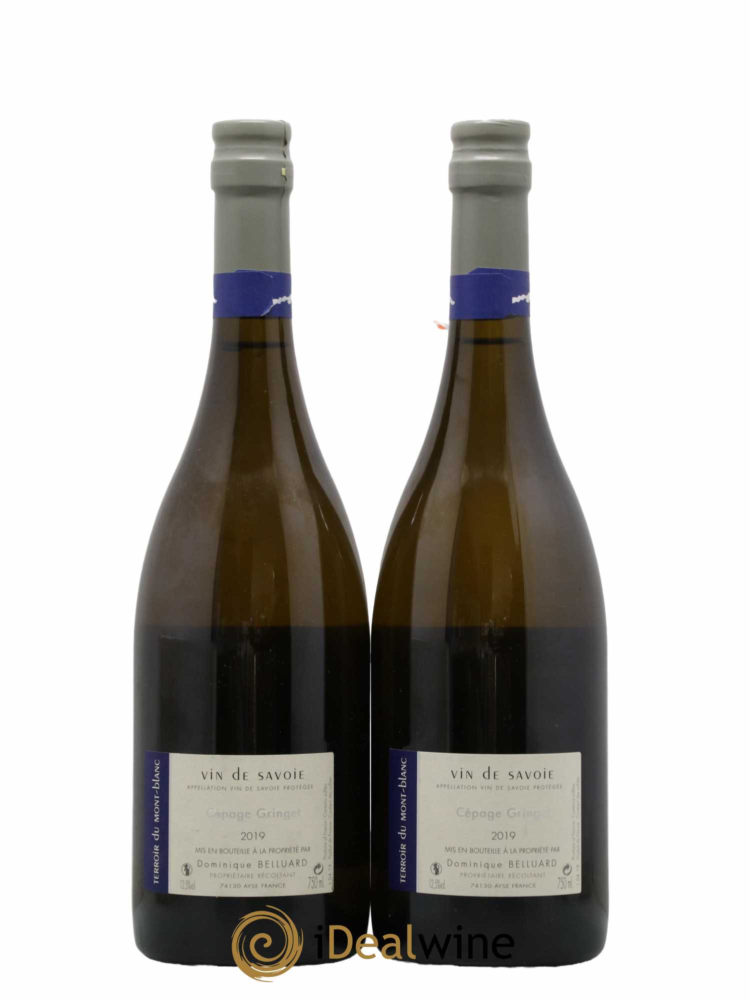 Vin de Savoie Pur Jus 100% Domaine Belluard 2019 - Lot de 2 bouteilles - 1