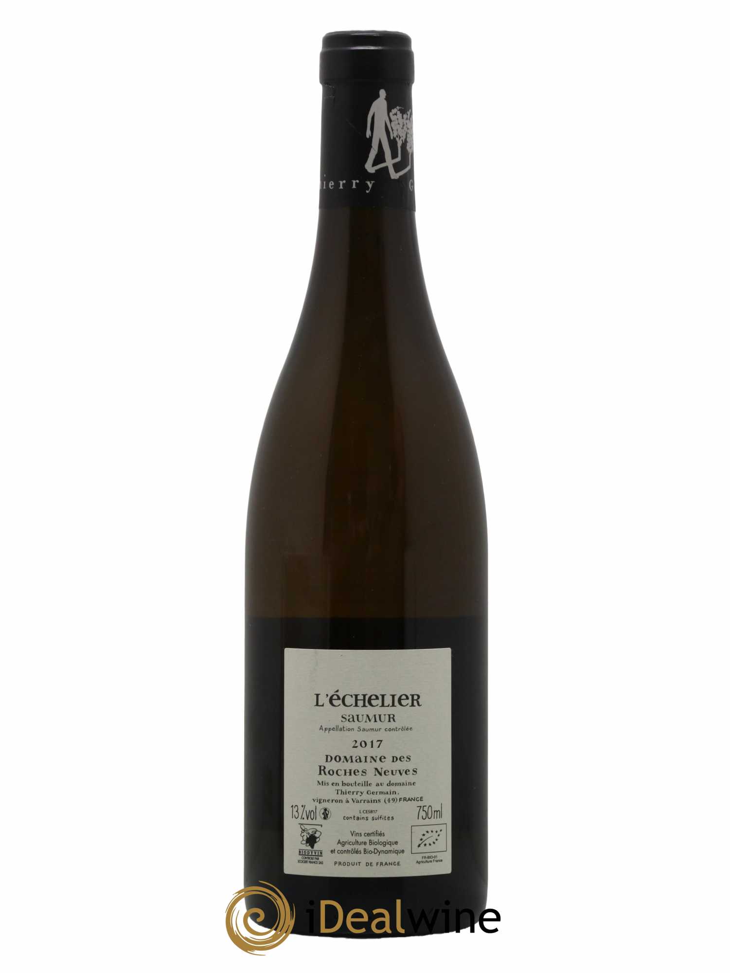 Saumur l'Echelier Domaine des Roches Neuves - Thierry Germain 2017 - Posten von 1 Flasche - 1